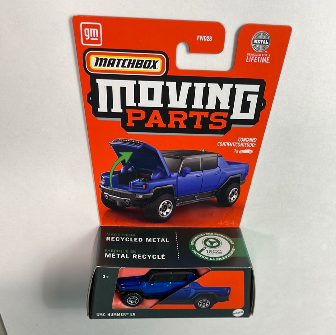 Matchbox 1/64 Moving Parts GMC Hummer EV Blue
