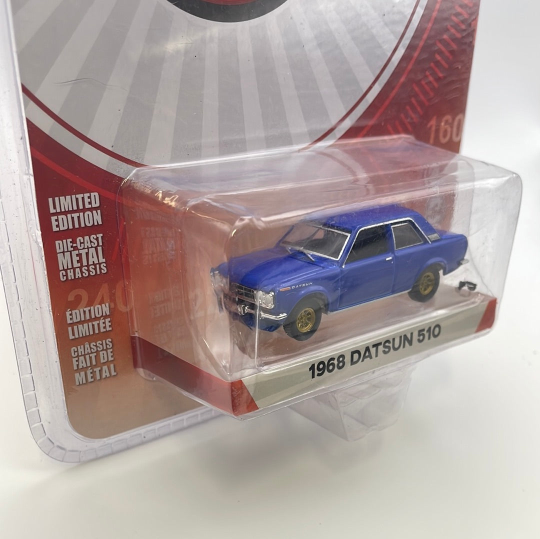 1/64 Greenlight Tokyo Torque 1968 Datsun 510 Blue