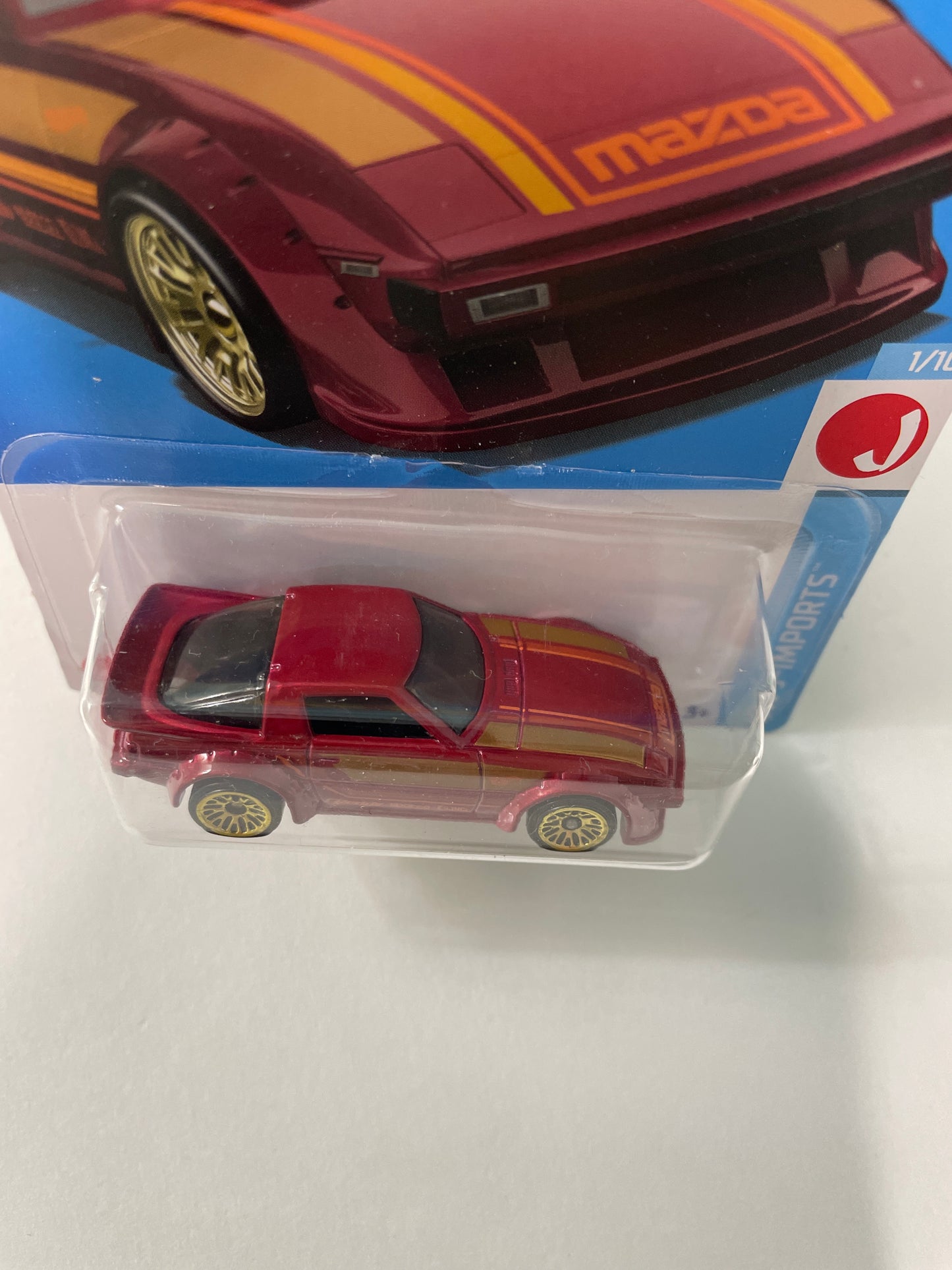 Hot Wheels 1/64 Mazda RX-7 Red