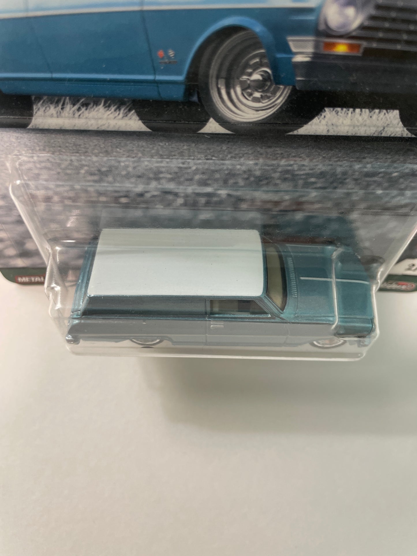 Hot Wheels 1/64 Car Culture Fast Wagons ‘64 Chevy Nova Panel Blue