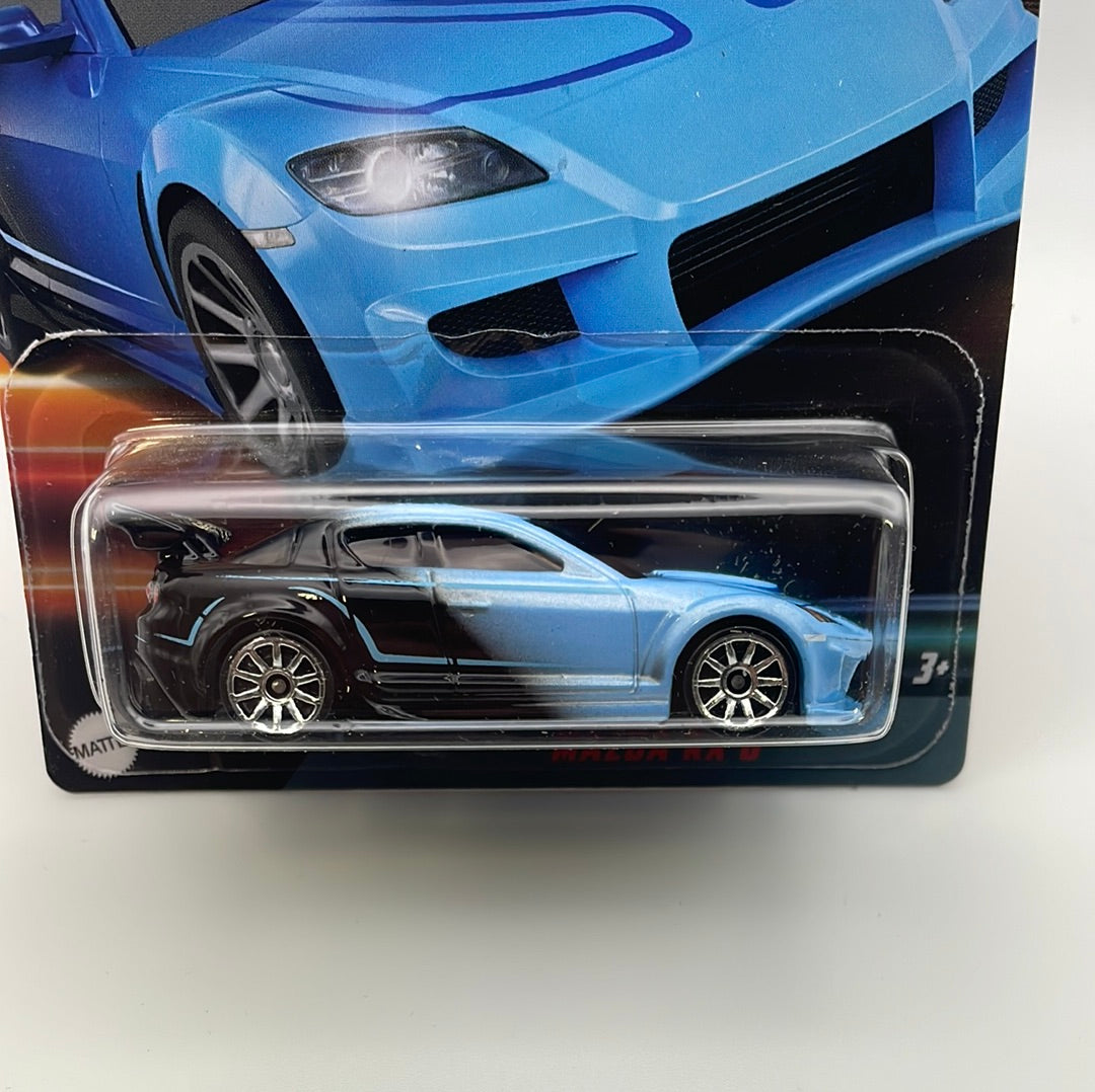 Hot Wheels 1/64 Fast And Furious Series 3 Mazda RX-8 Blue