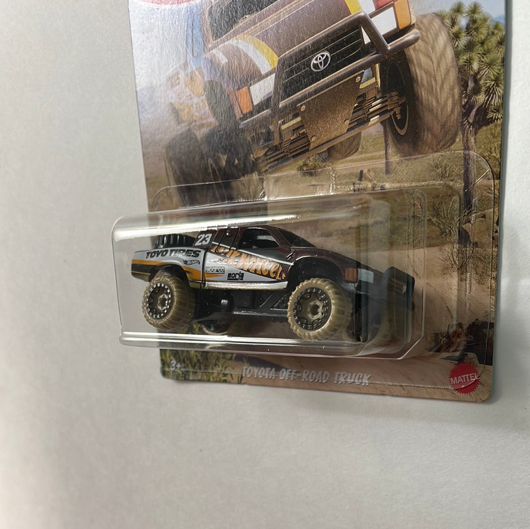 Hot Wheels 1/64 Baja 4x4 Toyota Off-Road Truck Red