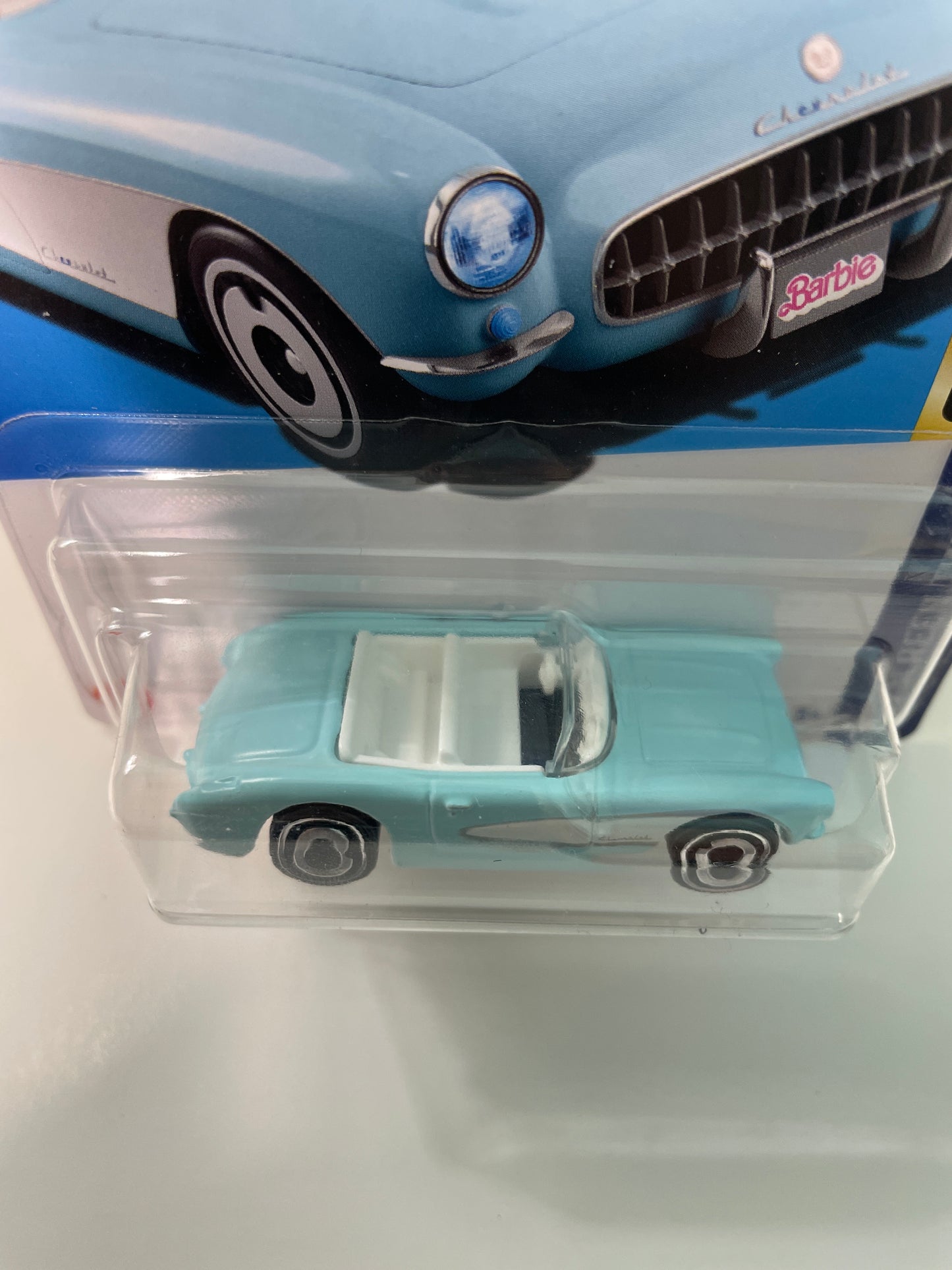 Hot Wheels 1/64 1956 Corvette Blue Barbie