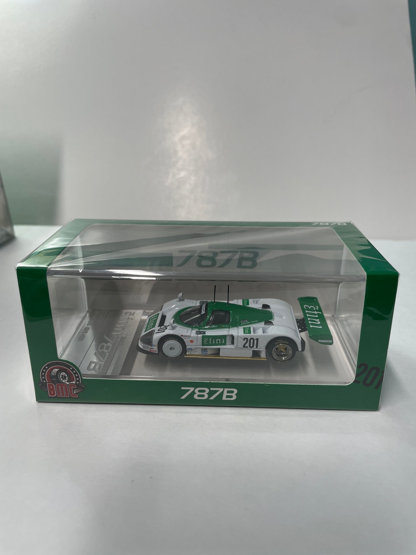 BM Creations 1/64 Mazda 787B n.201 White & Green - 64B0434