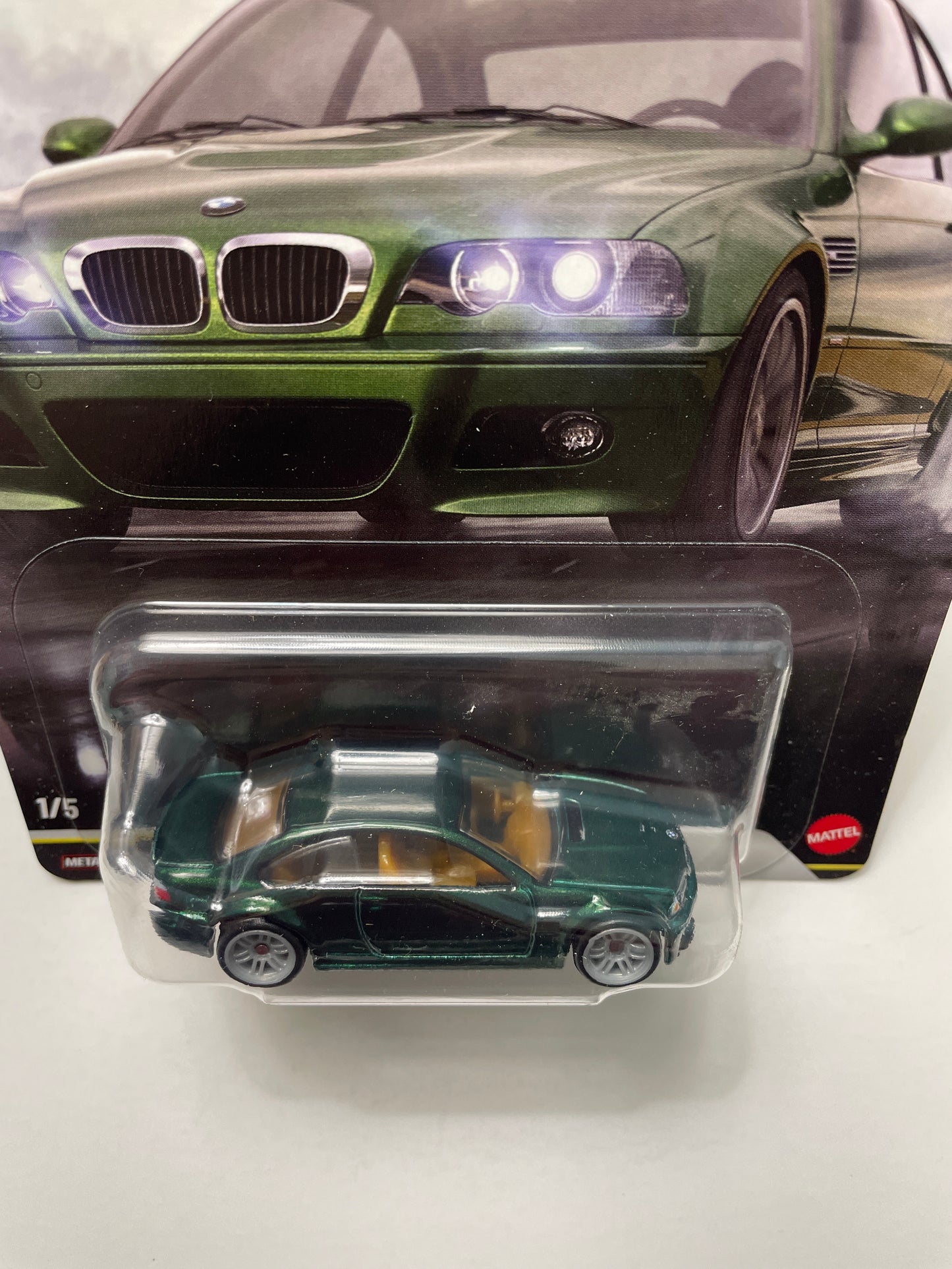 Hot Wheels 1/64 Car Culture 2026 Power Trip BMW M3 Green - JKF30 - Damaged Box