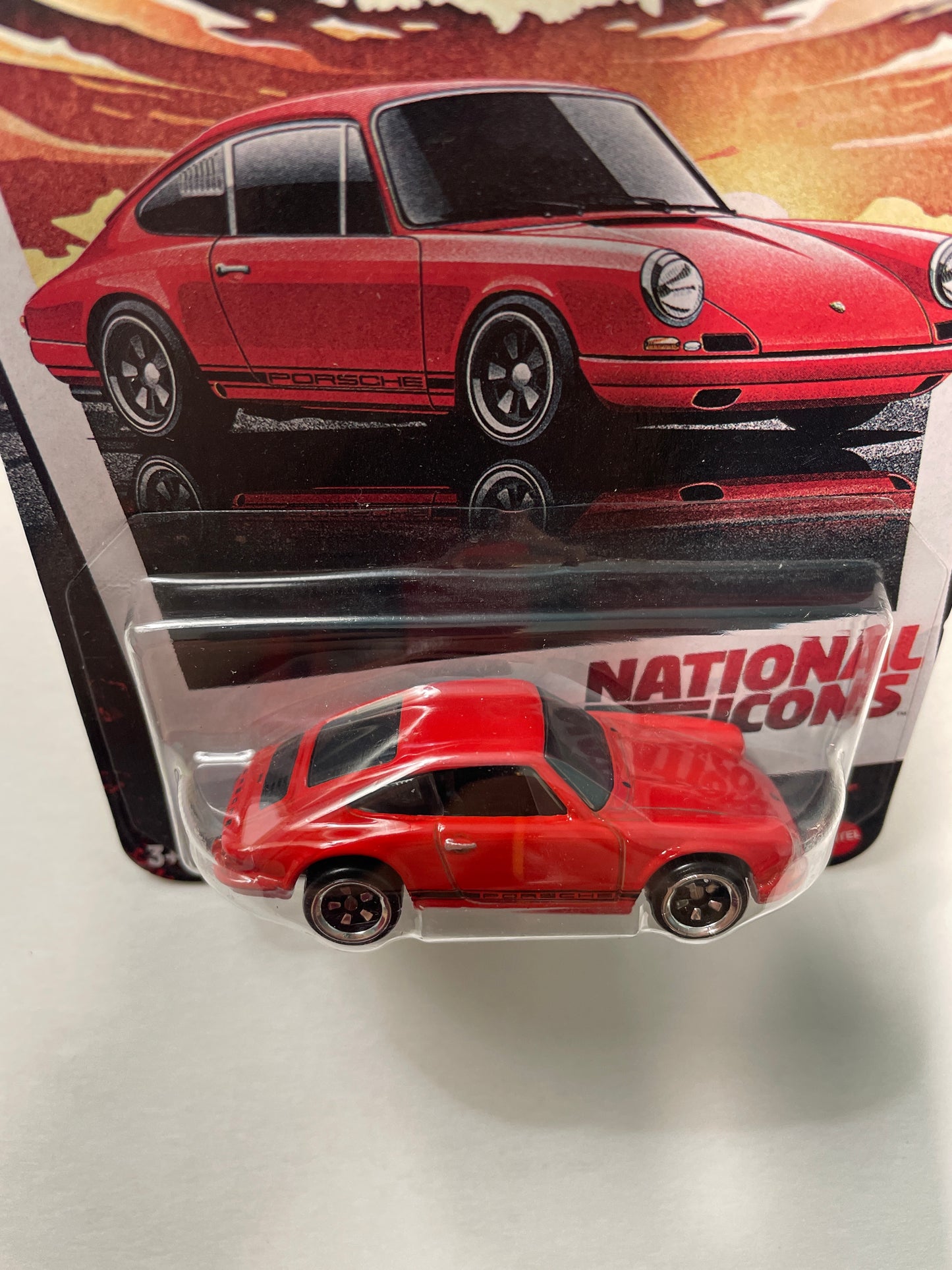 Hot Wheels 1/64 Silver Series ‘67 Porsche 911 R Red - Damaged Box