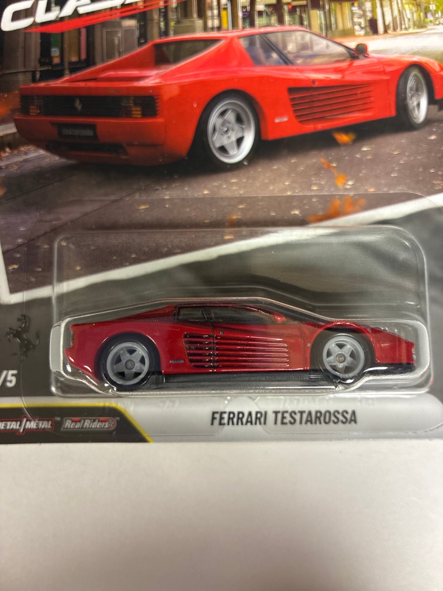 Hot Wheels 1/64 Car Culture Modern Classics 2026 Mix S Ferrari Testarossa Red - JKF00 - Damaged Box