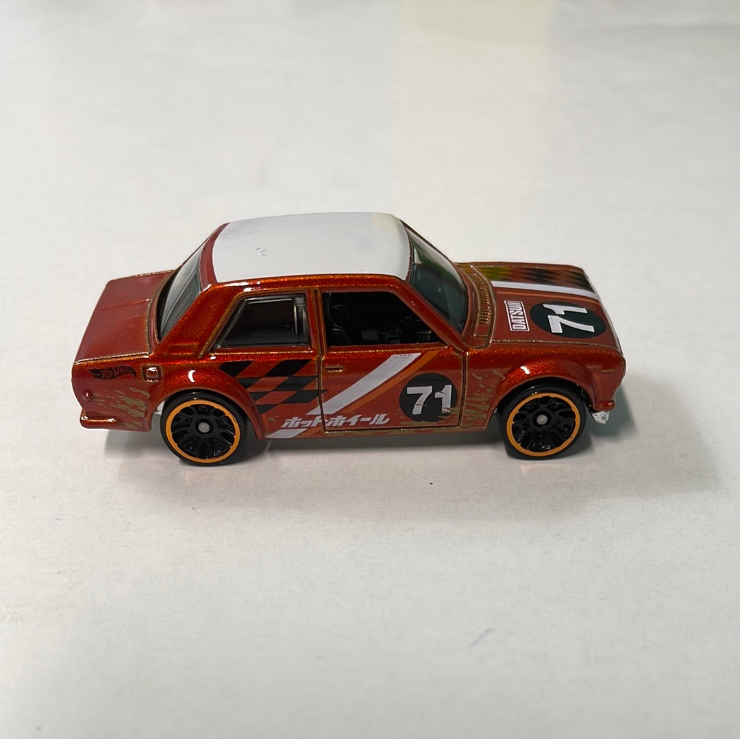 *Loose* Hot Wheels 1/64 Mystery Models ‘71 Datsun 510 Orange