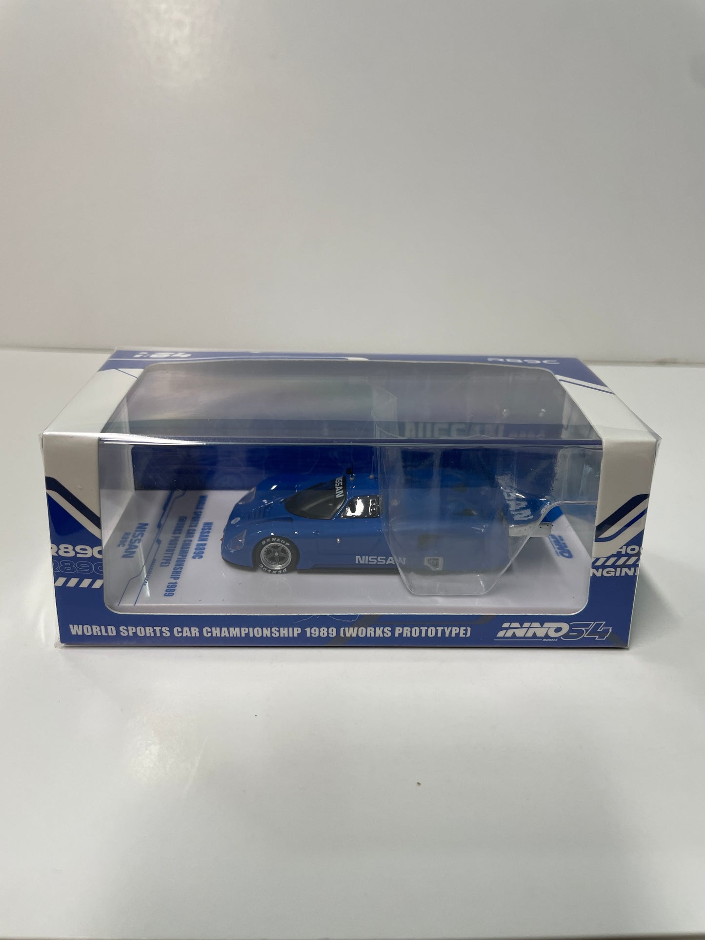 Inno64 1/64 Nissan R89C World Sports Car Championship 1989 Blue
