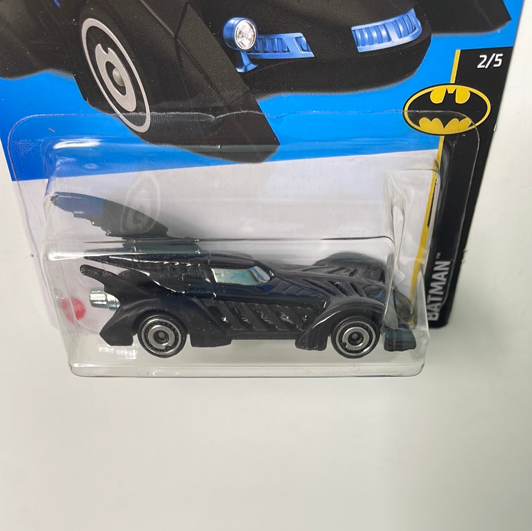 Hot Wheels 1/64 Batman Forever Batmobile  Black - Damaged Card