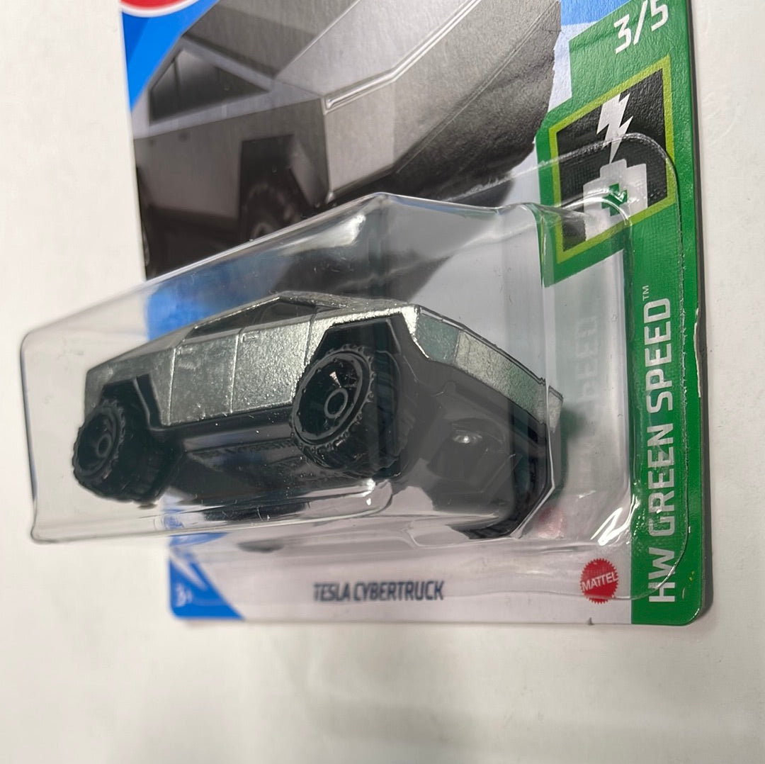 Hot Wheels 1/64 Tesla Cybertruck (Green Speed)