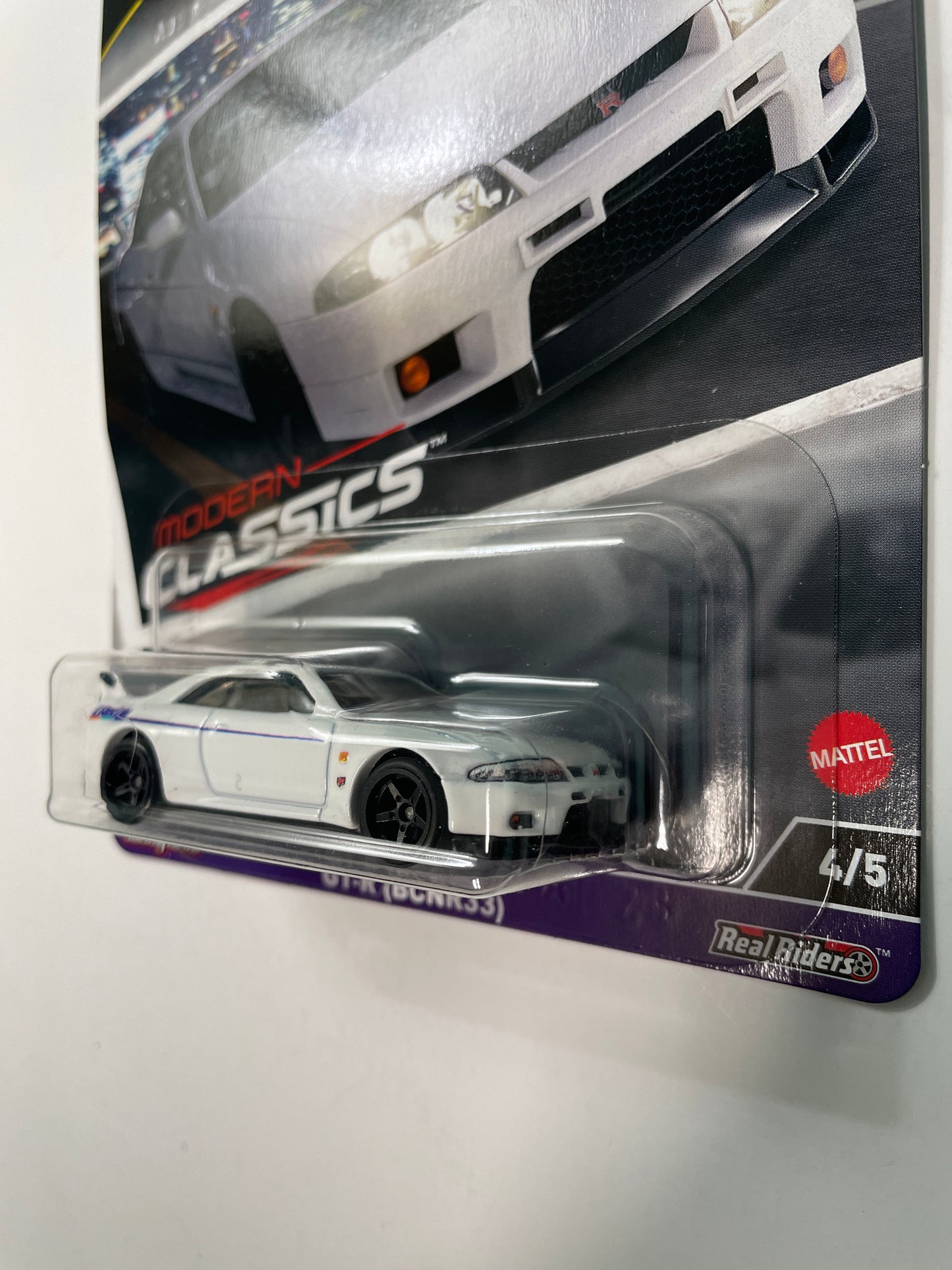 Hot Wheels 1/64 Car Culture Modern Classics Nissan Skyline GT-R (BCNR33) White