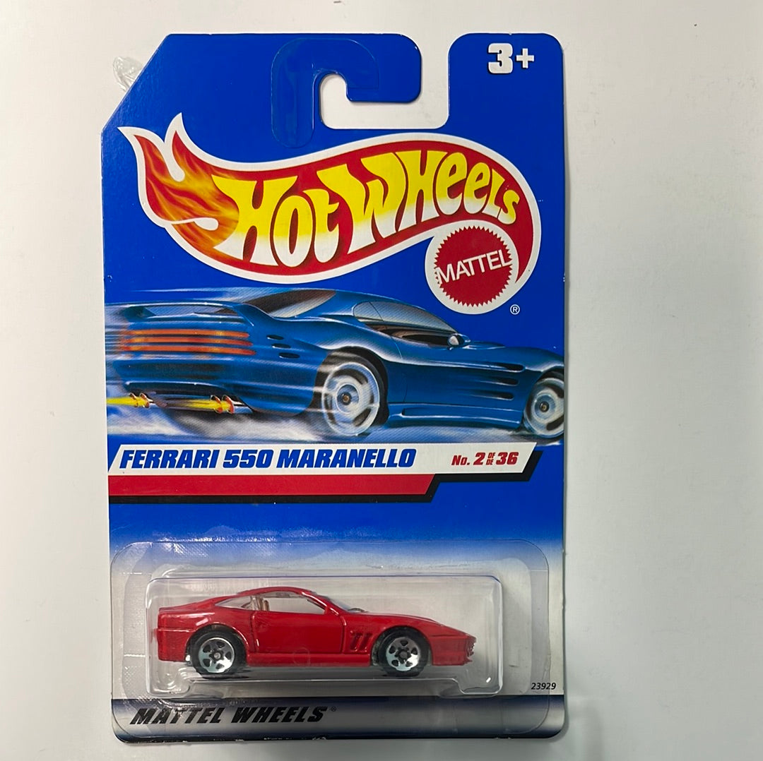 Hot wheels store ferrari 550 maranello