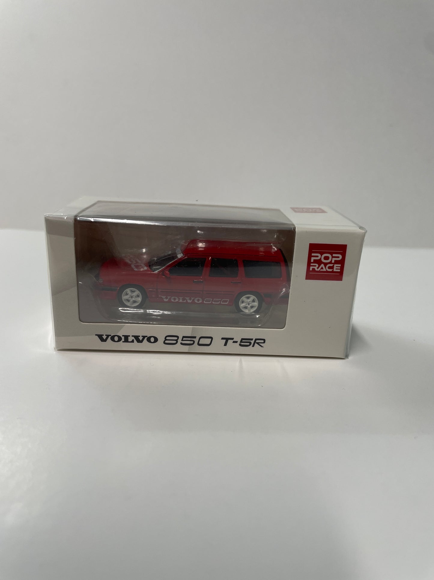 Pop Race 1/64 Volvo 850 T-5R Estate Touring Car Prototype Red