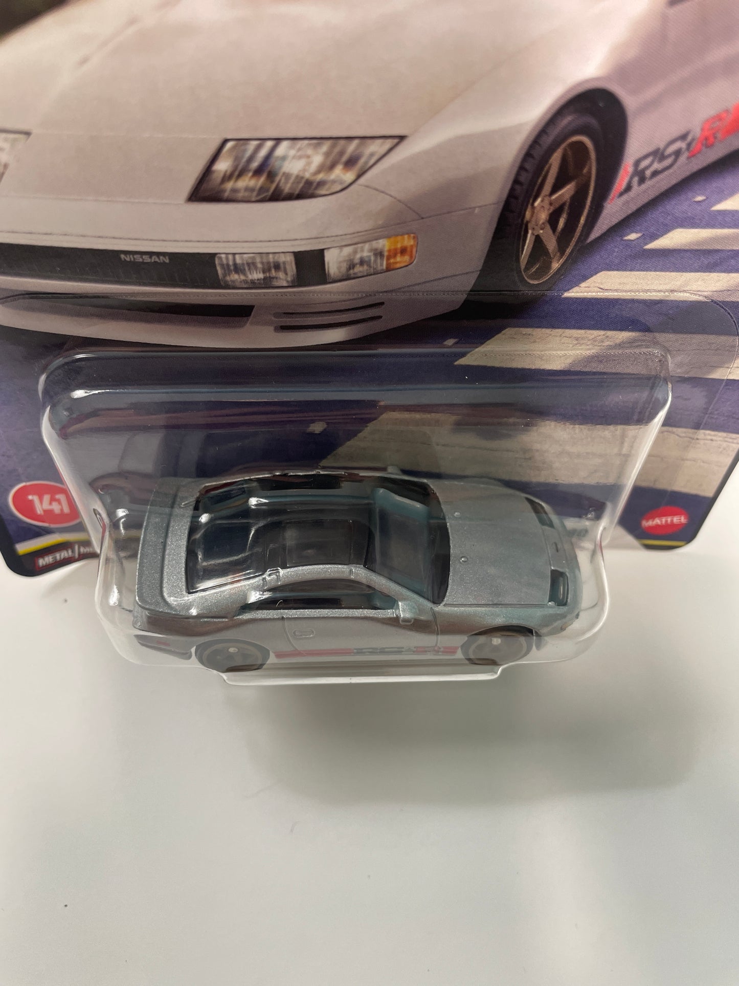 Hot Wheels 1/64 2026 Boulevard Mix F Nissan 300ZX Twin Turbo/ BI-Turbo Silver - JHW25 - Damaged Box