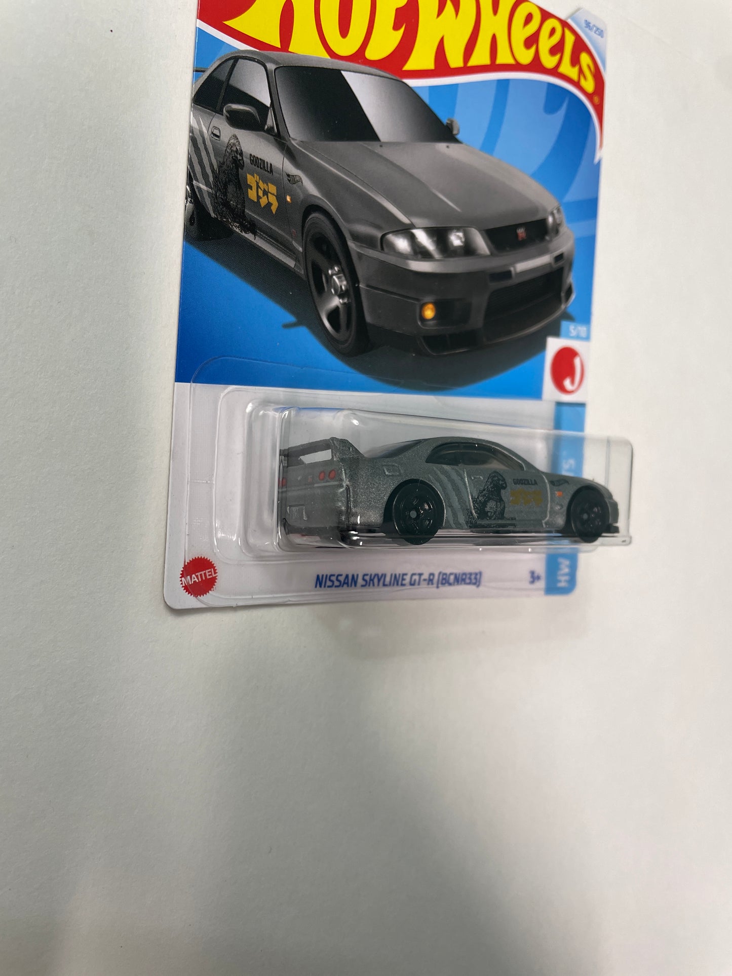 Hot Wheels 1/64 Nissan Skyline GT-R (BCNR33) Grey