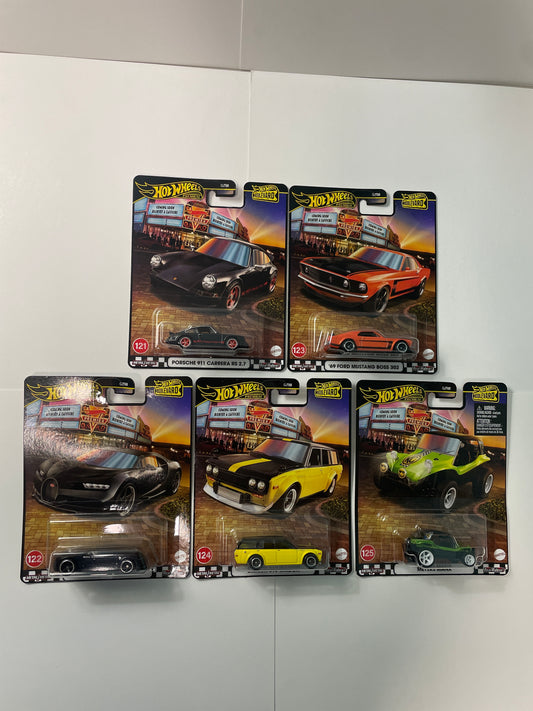 Hot Wheels 1/64 Boulevard Mix B (GJT68-978B) Set of 5