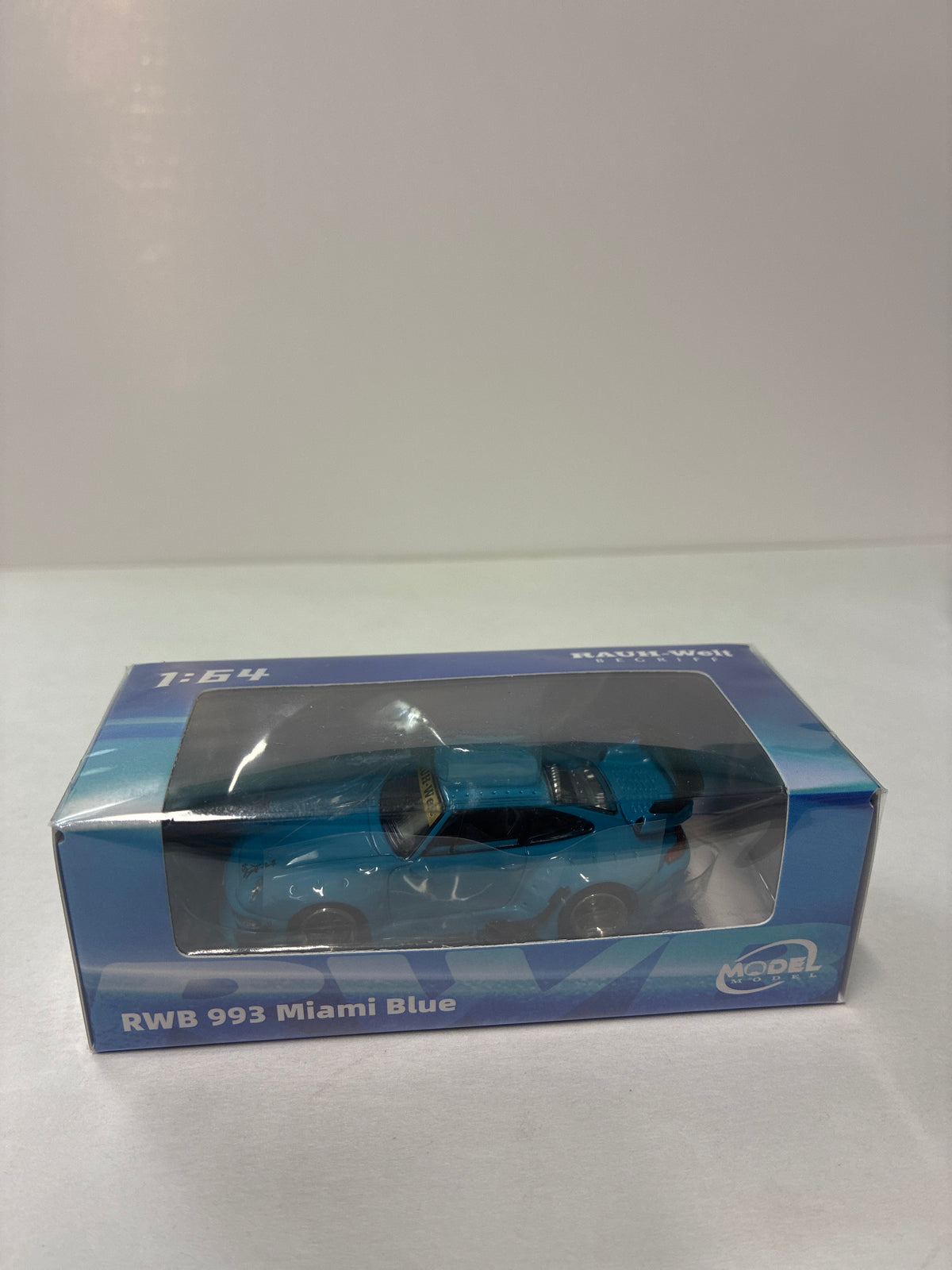 Model Model 1/64 Porsche RWB 993 Miami Blue - MM64-RWB993-005