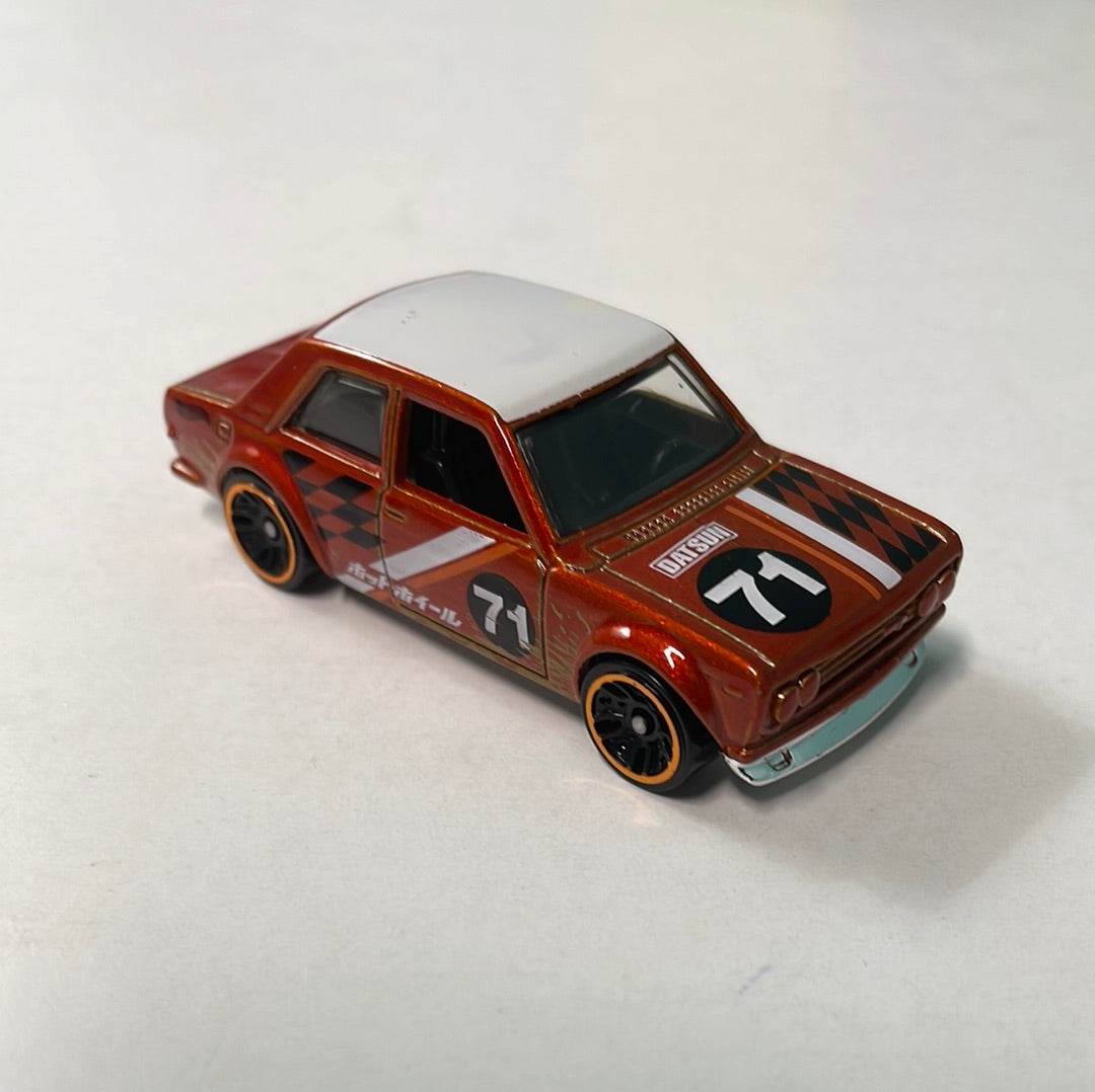 *Loose* Hot Wheels 1/64 Mystery Models ‘71 Datsun 510 Orange