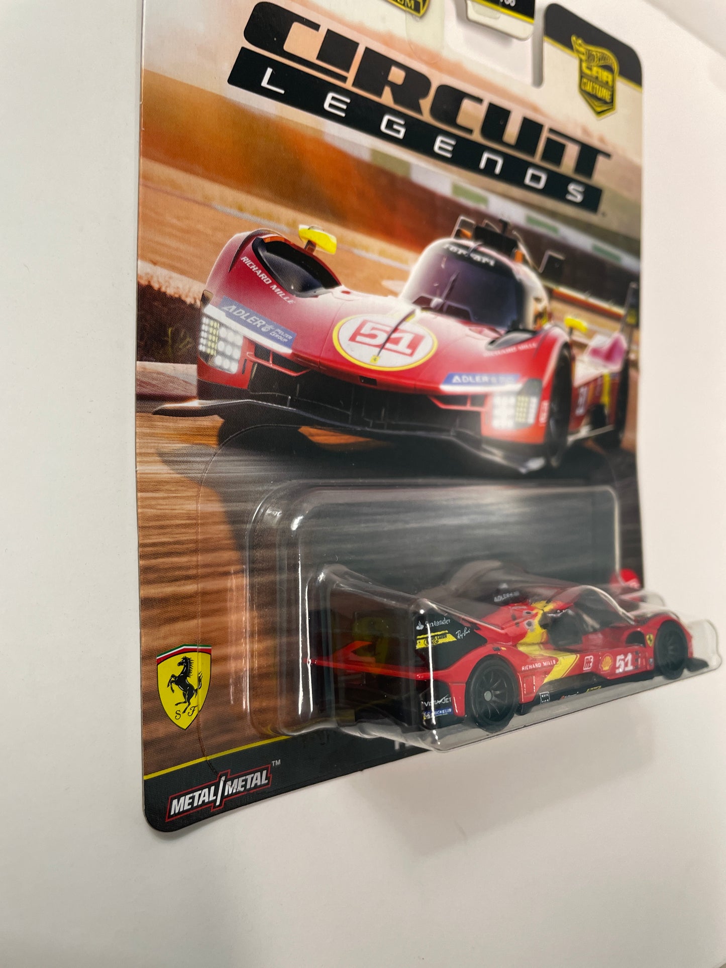 Hot Wheels 1/64 Car Culture Circuit Legends Ferrari 499P Japan Card Red - SKU: JBK49