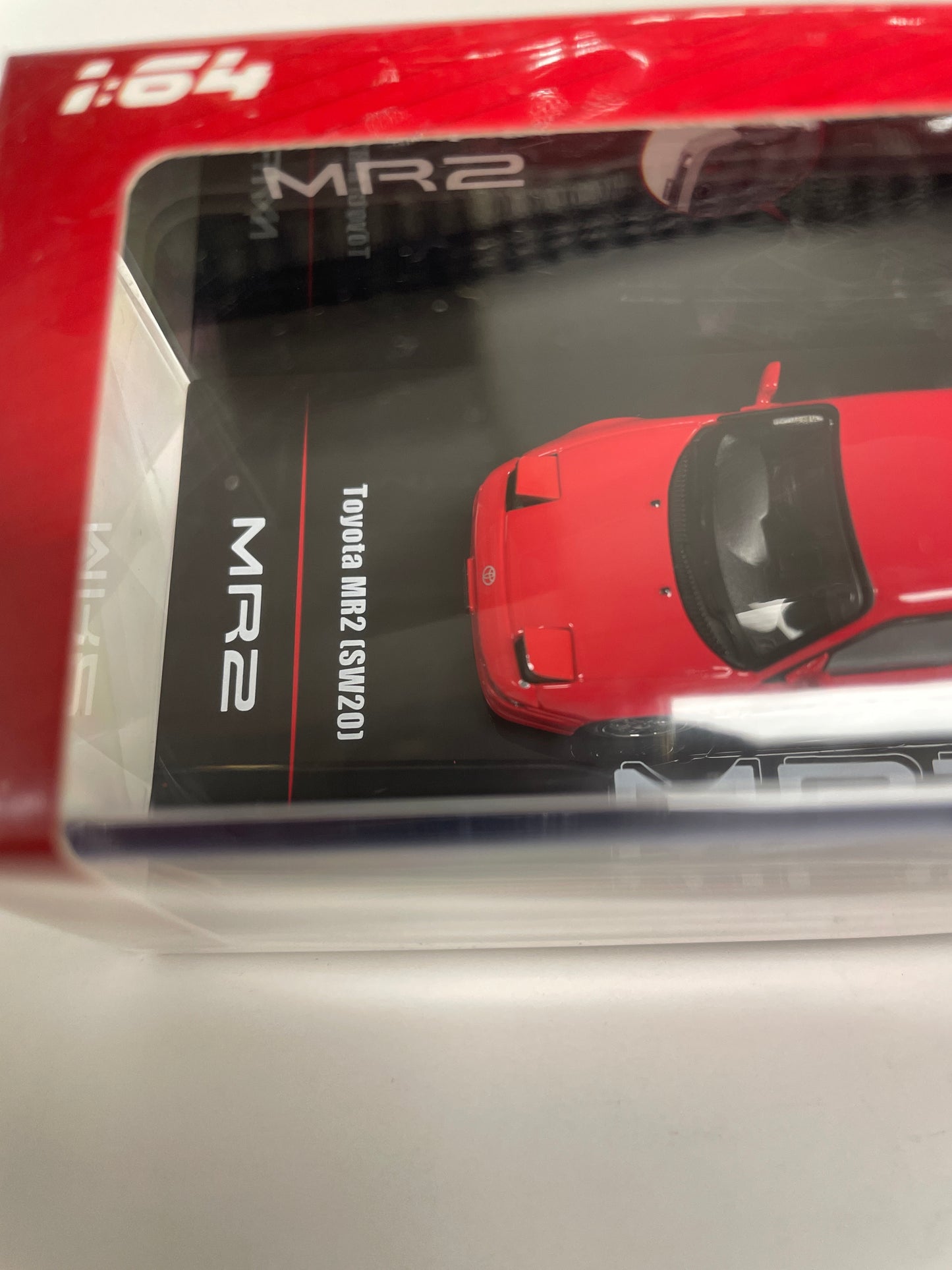 Inno64 1/64 Toyota MR2 (SW20) Red - Damaged Car ( Read Description)