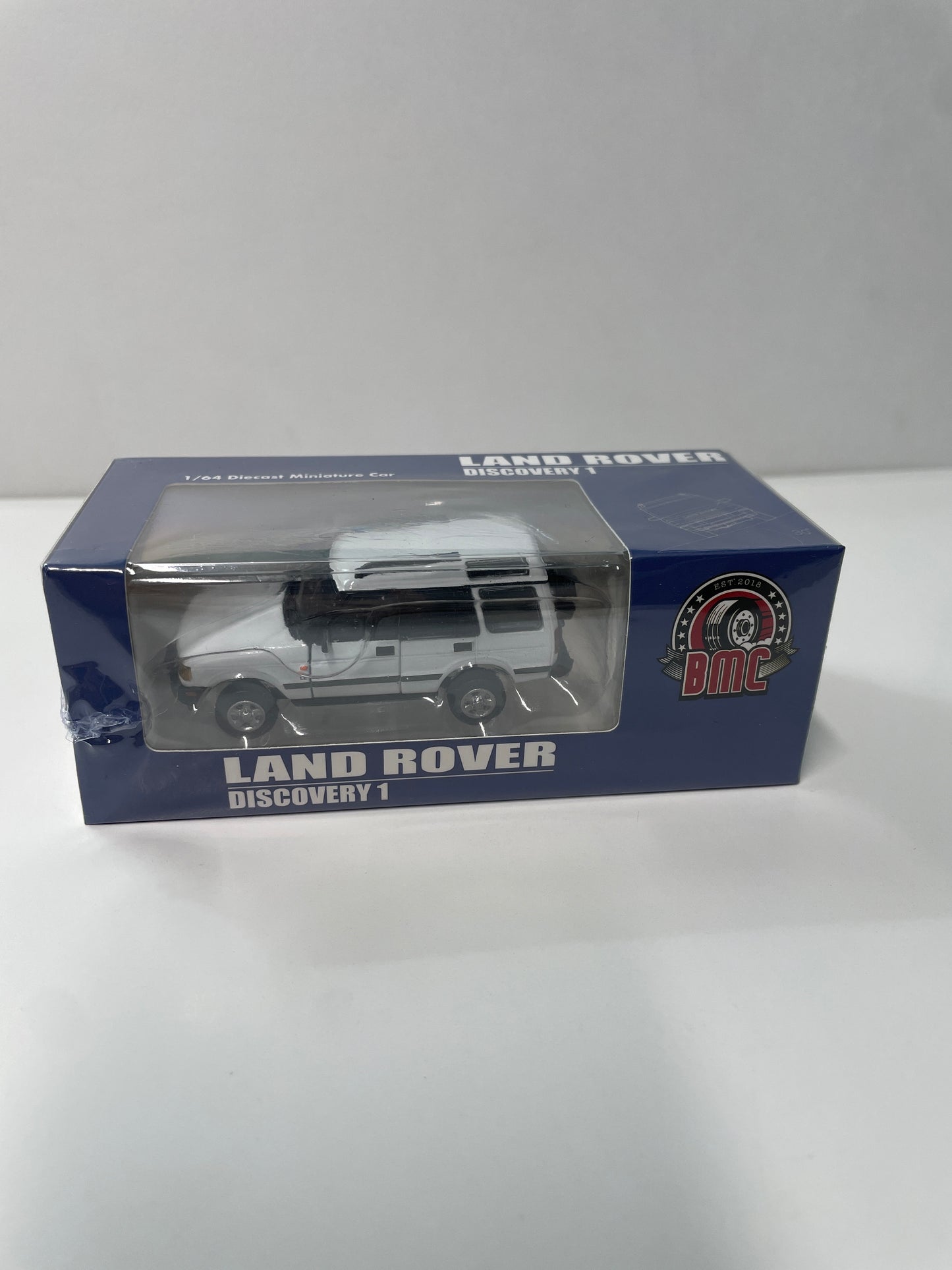 BM Creations 1/64 Land Rover 1998 Discovery 1 White - 64B0192