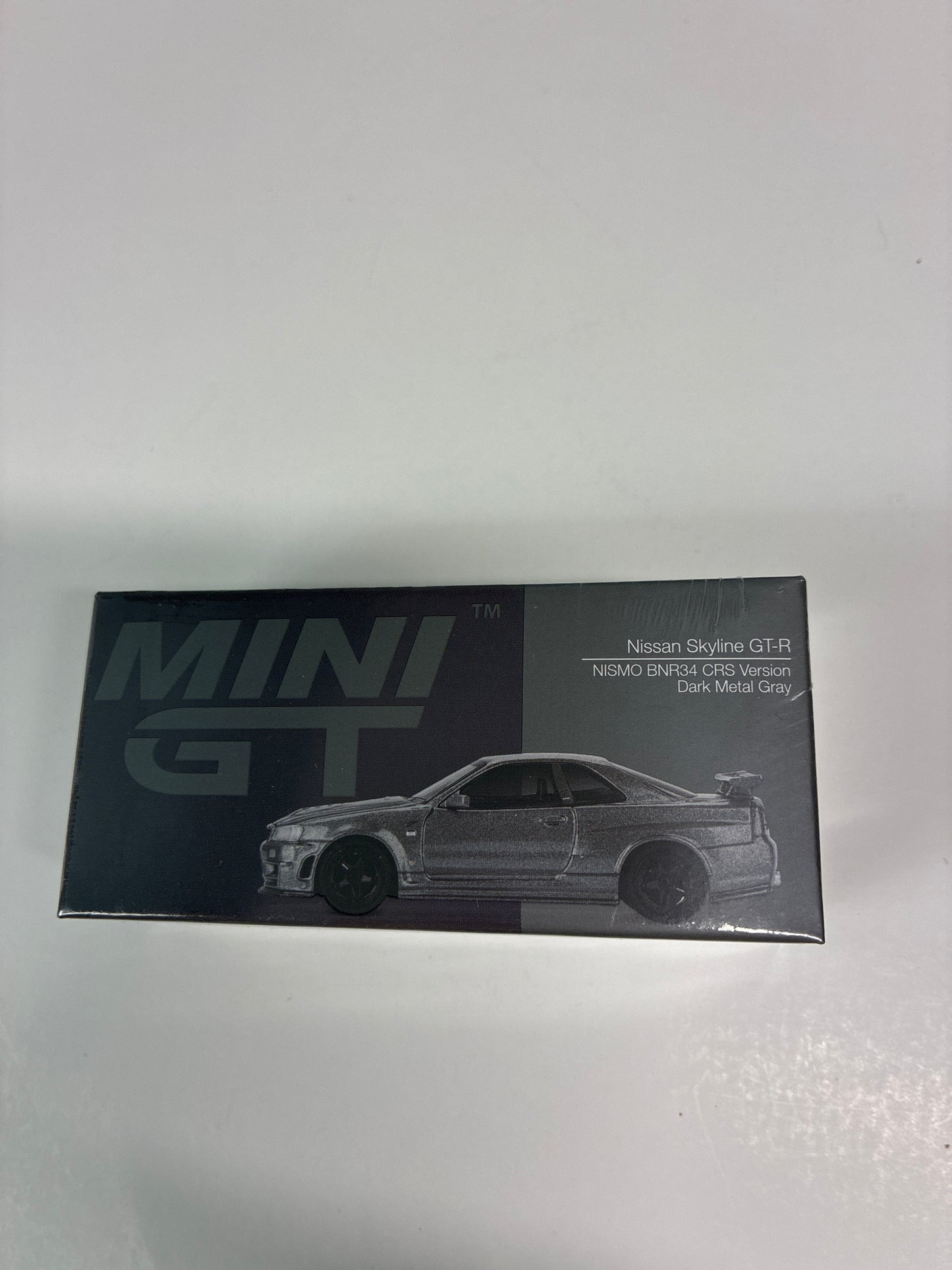 Mini GT 1/64 Nissan Skyline GT-R NISMO BNR34 CRS Version Dark Metal Gray - MGT01160