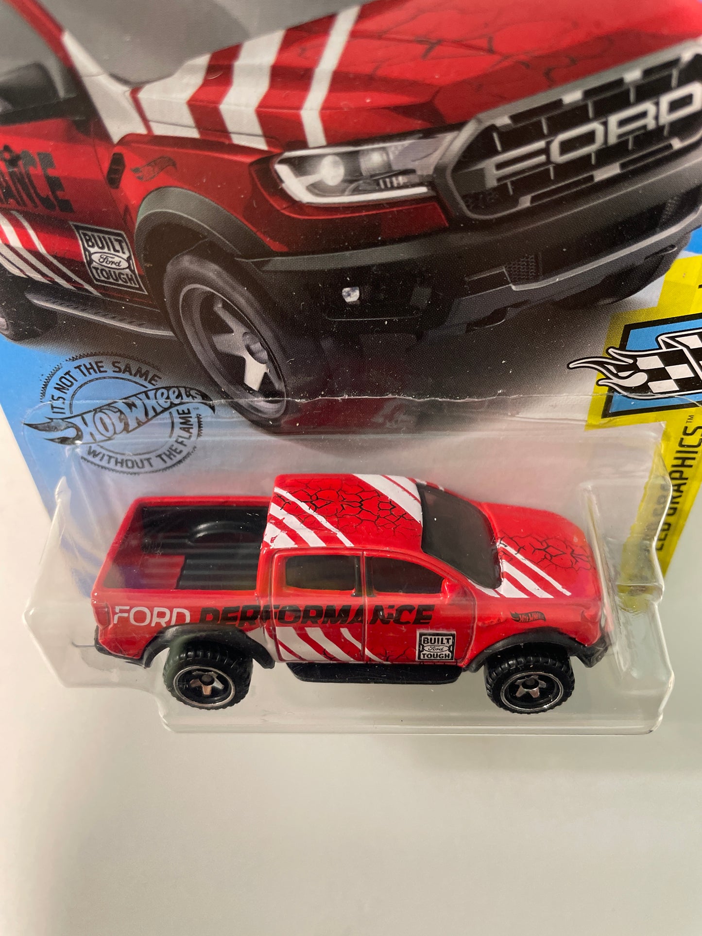 Hot Wheels 1/64 ‘19 Ford Ranger Raptor Red - Damaged Box