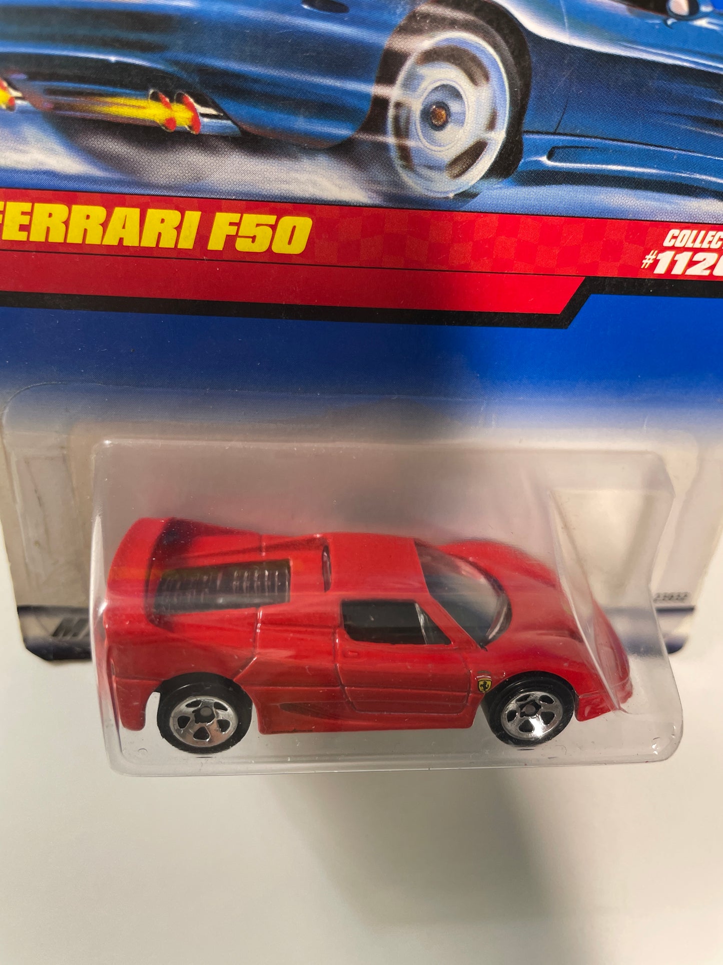 Hot Wheels 1/64 Ferrari F50 Red - Damaged Box