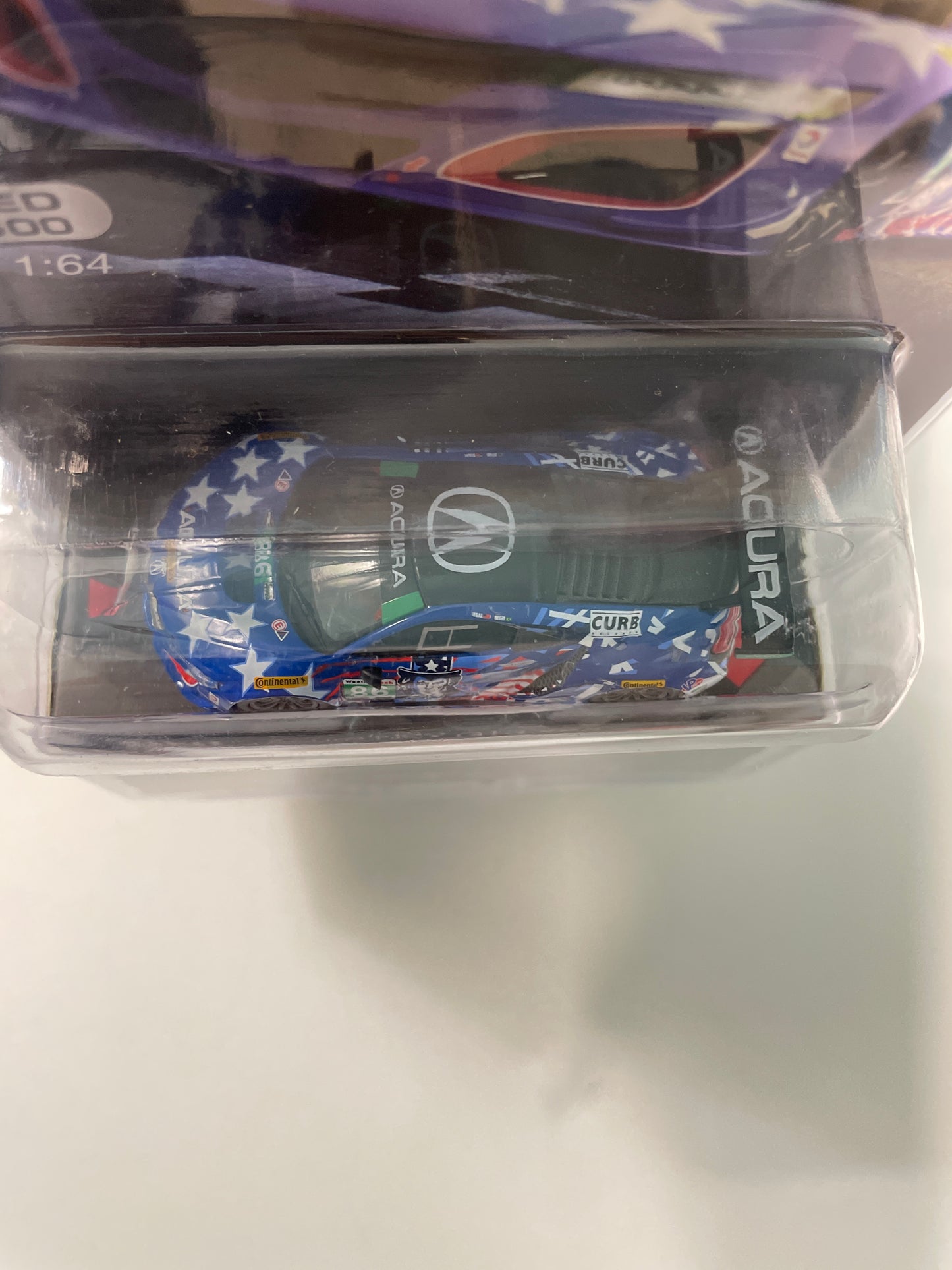 Mini GT 1/64 Mijo Exclusives USA Exclusive Acura NSX GT3 #86 2017 IMSA Watkins Glen Blue