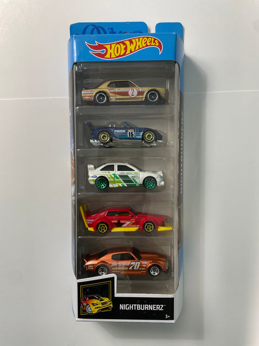 Hot Wheels 1/64 5 Pack Nightburnerz