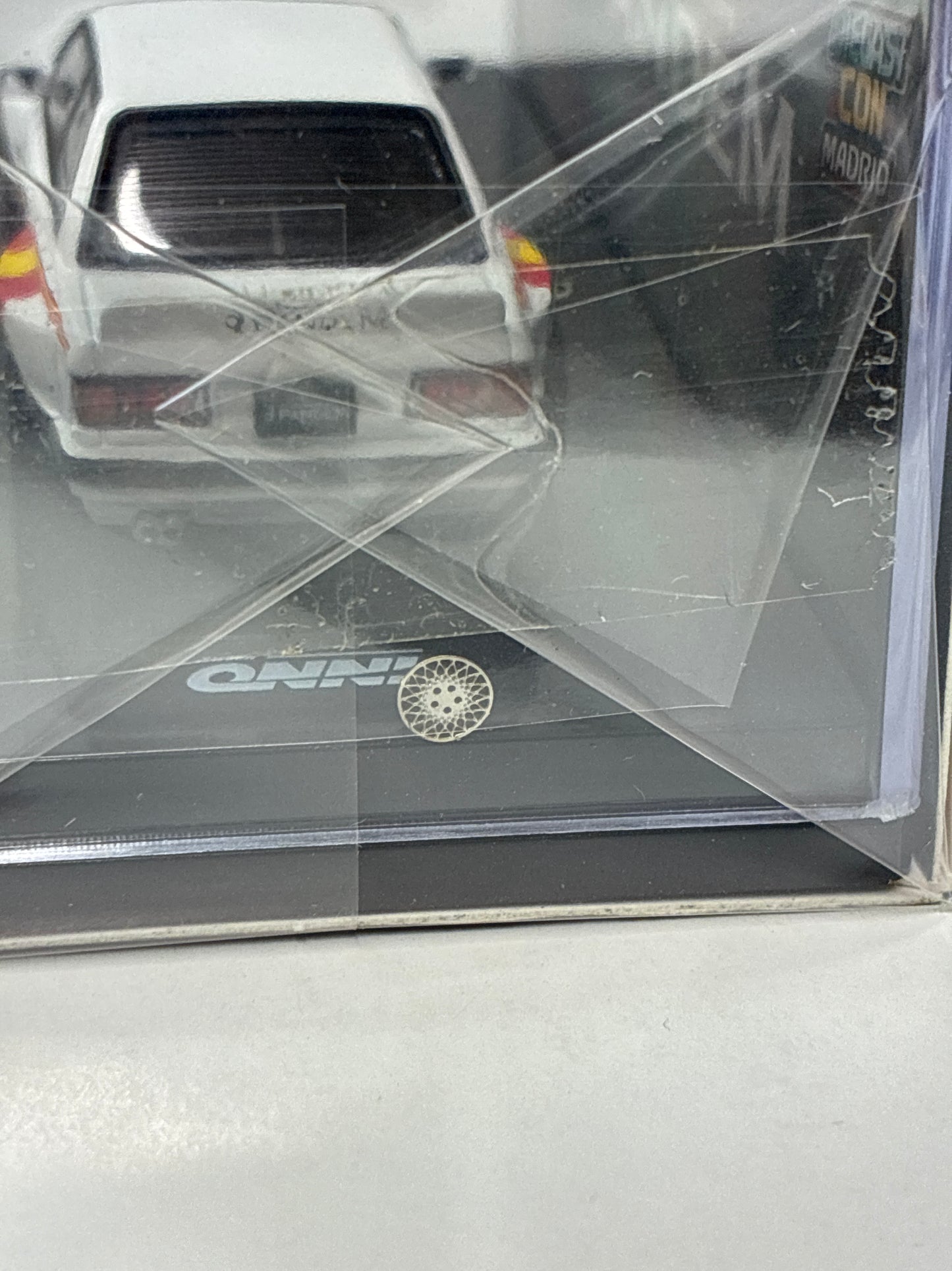 Inno64 1/64 Pandem Rocket Bunny BMW E30 Diecast Con Madrid 2026 Event Edition Matt White - IN64-E30P-DCM - Damaged Car (Read description)
