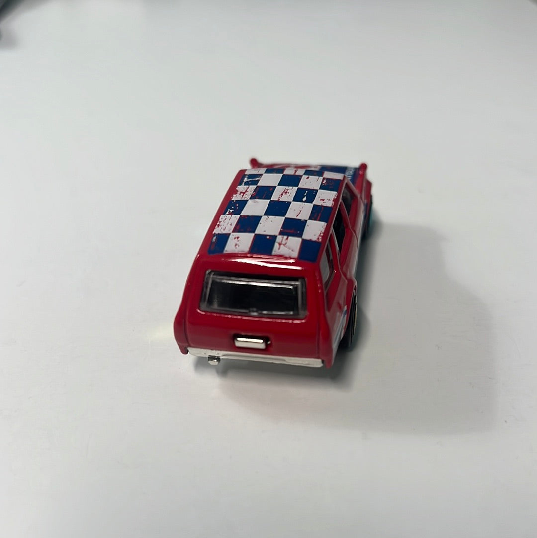 *Loose* Hot Wheels 1/64 Mystery Models Datsun 510 Wagon Red