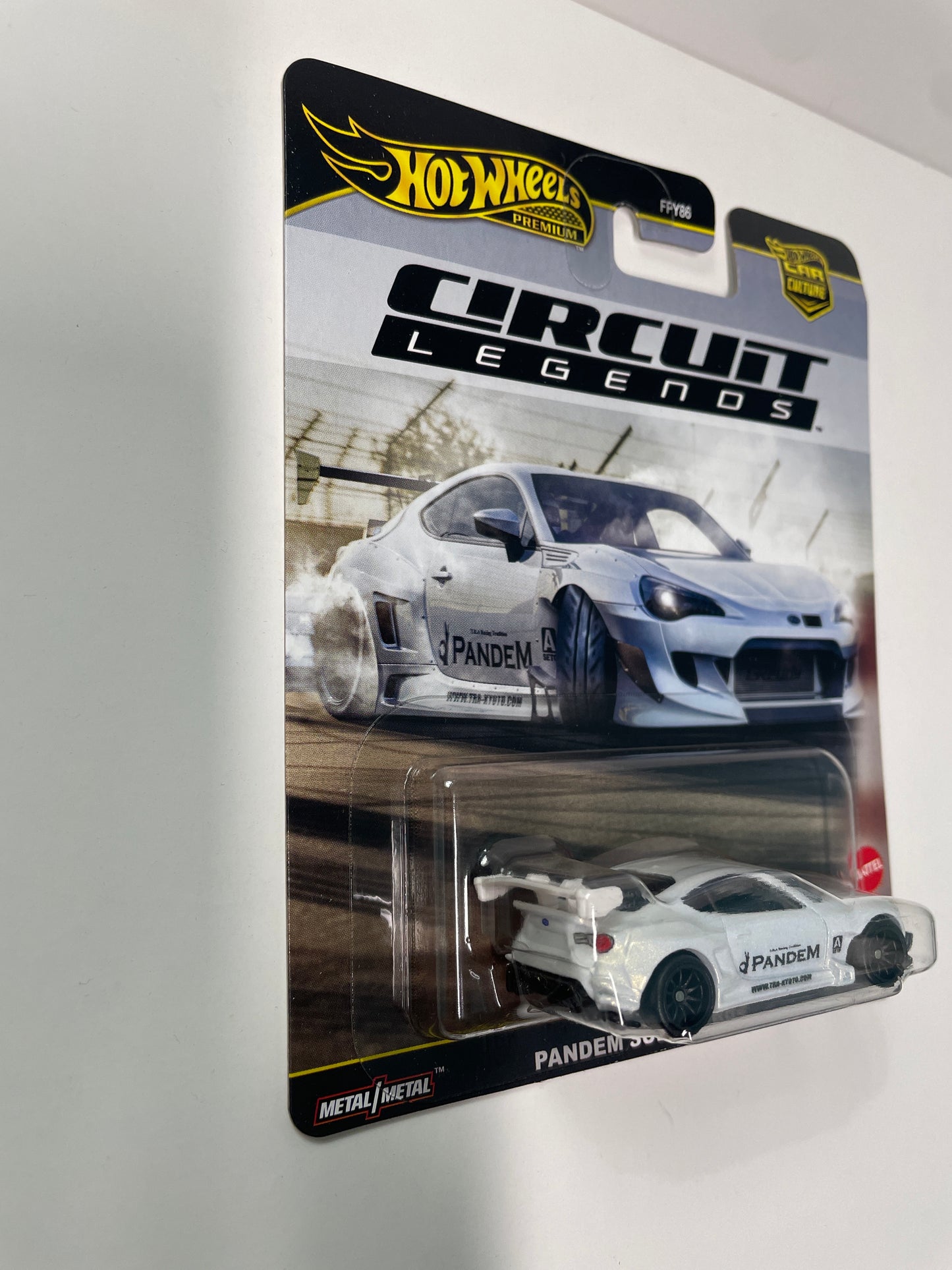 Hot Wheels 1/64 Car Culture Circuit Legends Pandem Subaru BRZ White - Damaged Box - SKU: JBK64