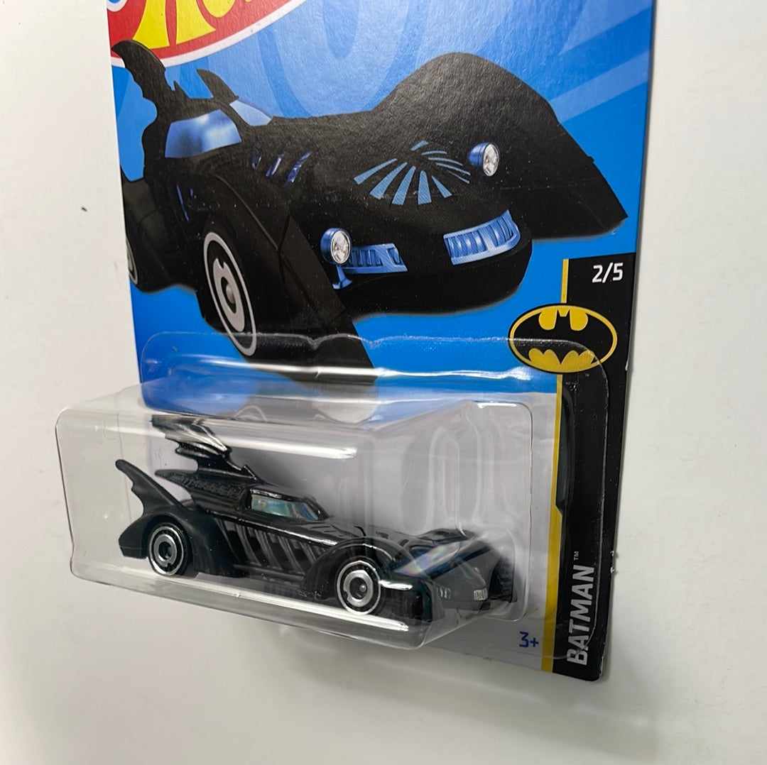 Hot Wheels 1/64 Batman Forever Batmobile  Black - Damaged Card