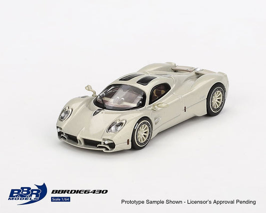 BBR Models 1/64 Pagani Utopia Presentation Grigio Rinascimento Grey