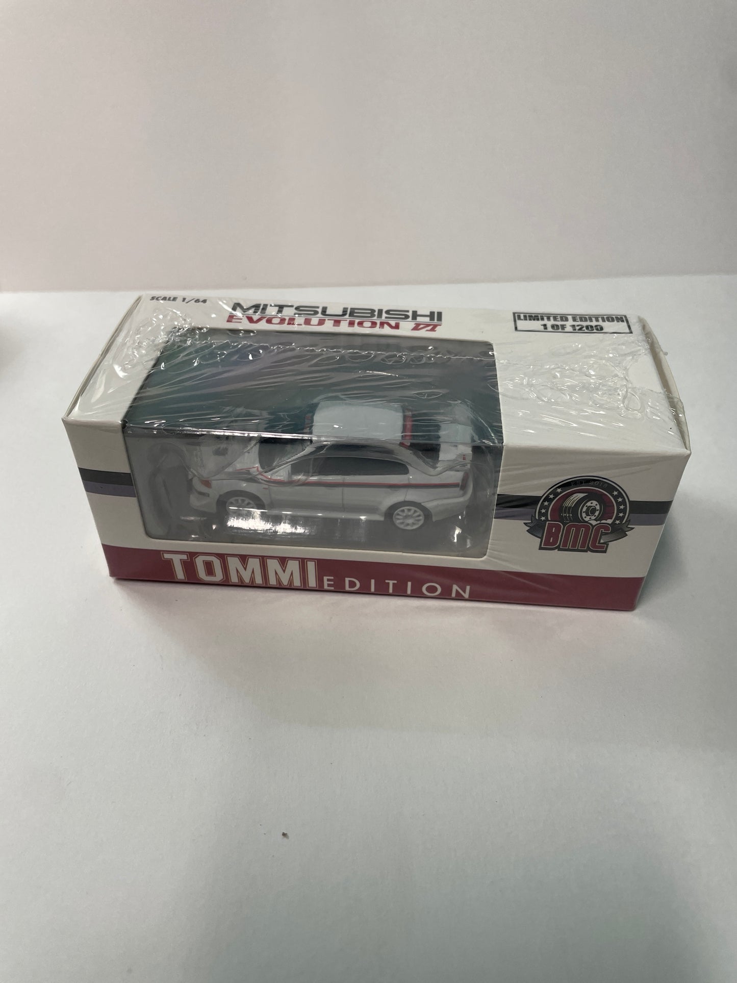 BM Creations 1/64 Mitsubishi Evolution VI Tommi Edition White