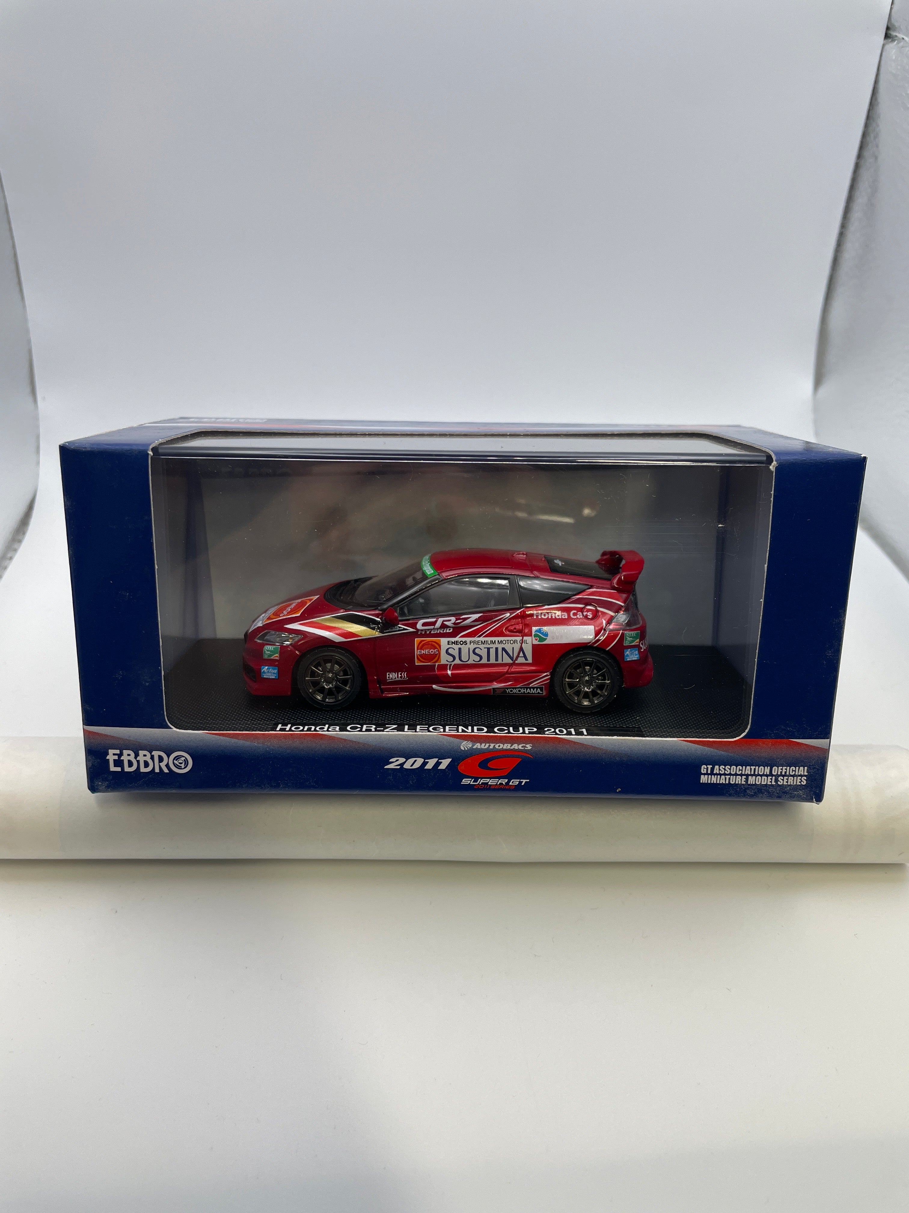 Ebbro 1/43 Honda CR-Z Legend Cup 2011 Red – Flipn Diecast