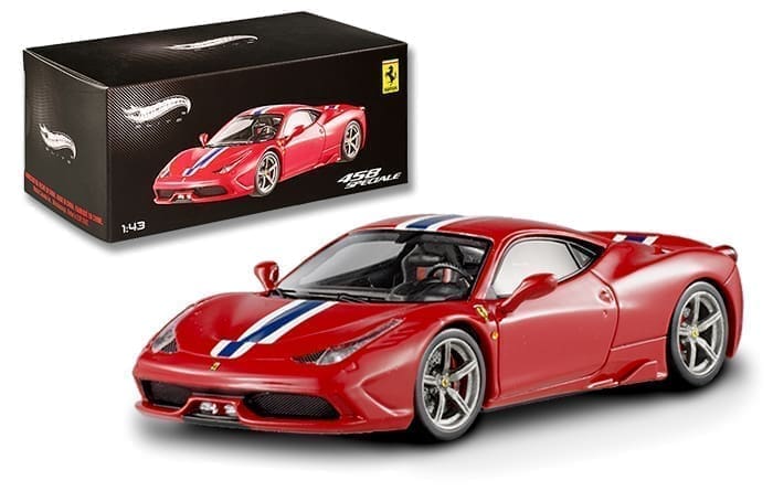Hot Wheels Elite 1/43 Ferrari 458 Speciale Red - BLY45 - Damaged