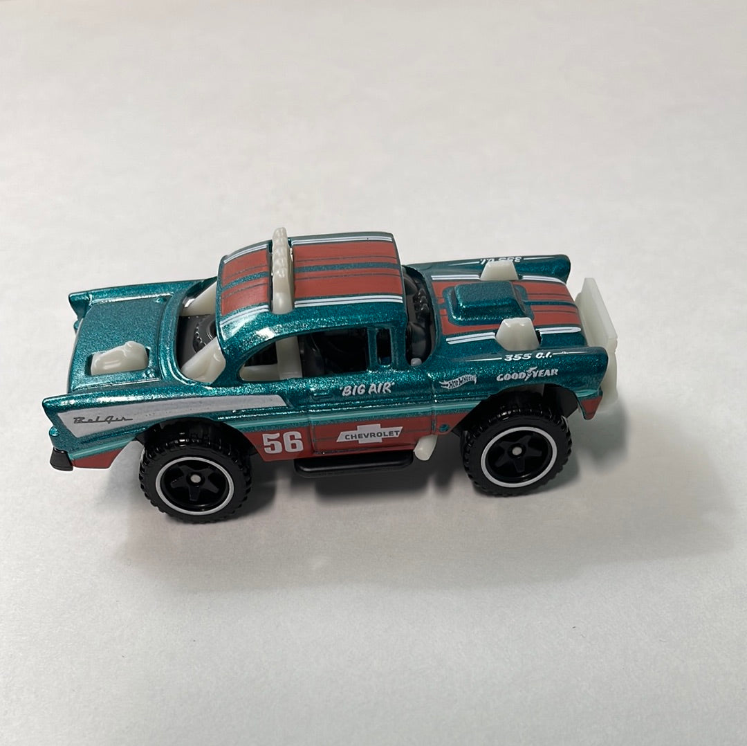 *Loose* Hot Wheels 1/64 5 Pack Exclusive Big-Air Bel-Air Teal