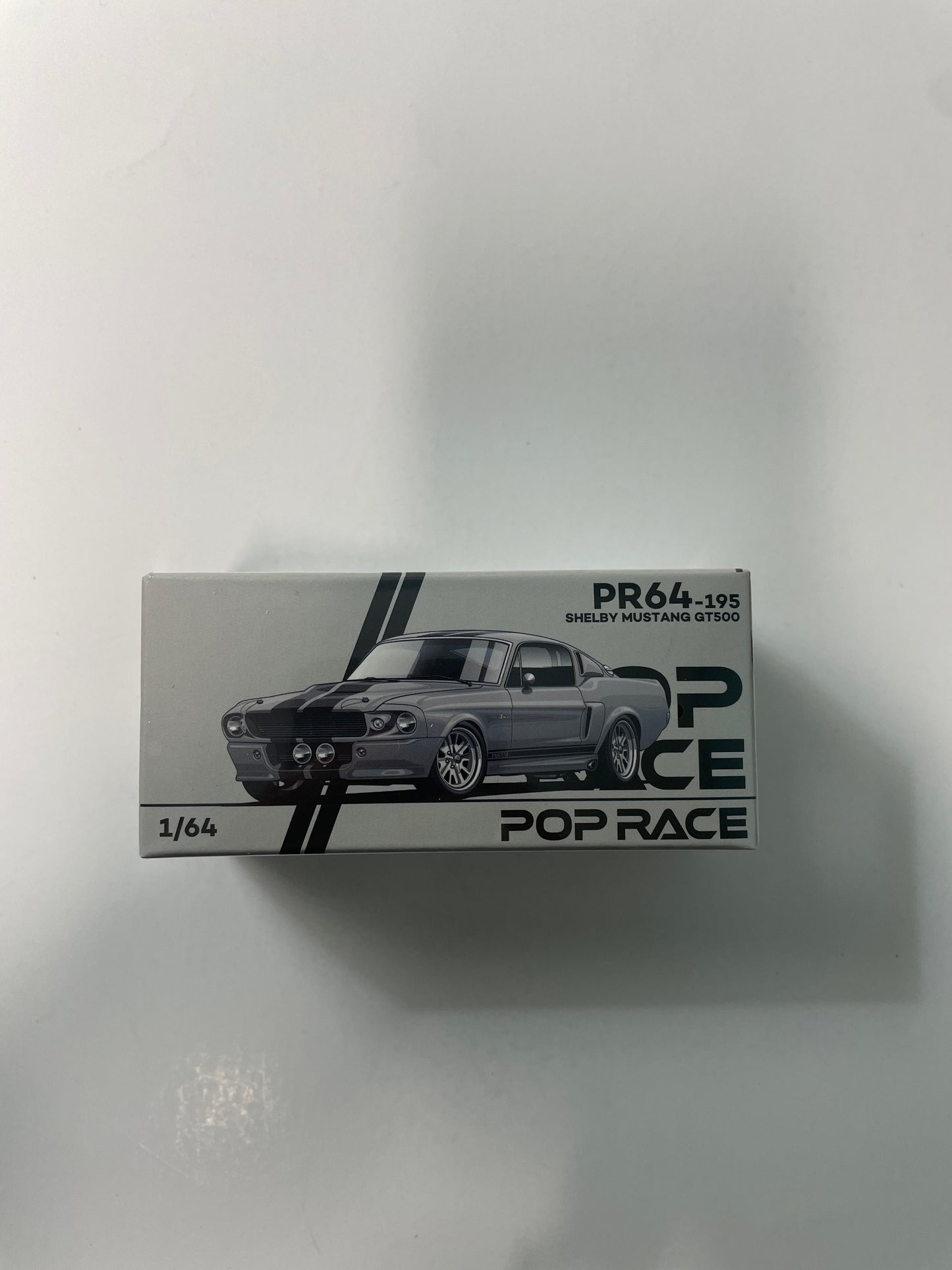 Pop Race 1/64 Shelby Mustang GT500 Grey