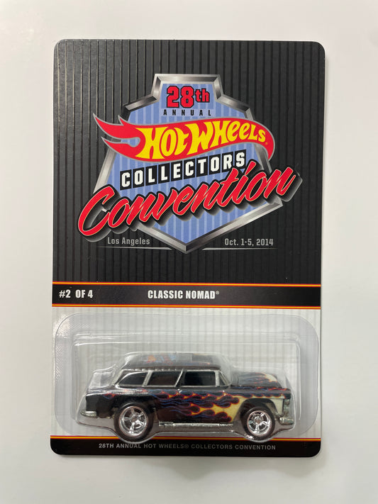 Hot Wheels 1/64 28th Annual Collectors Convention Los Angeles Chevy Classic Nomad Black & Blue
