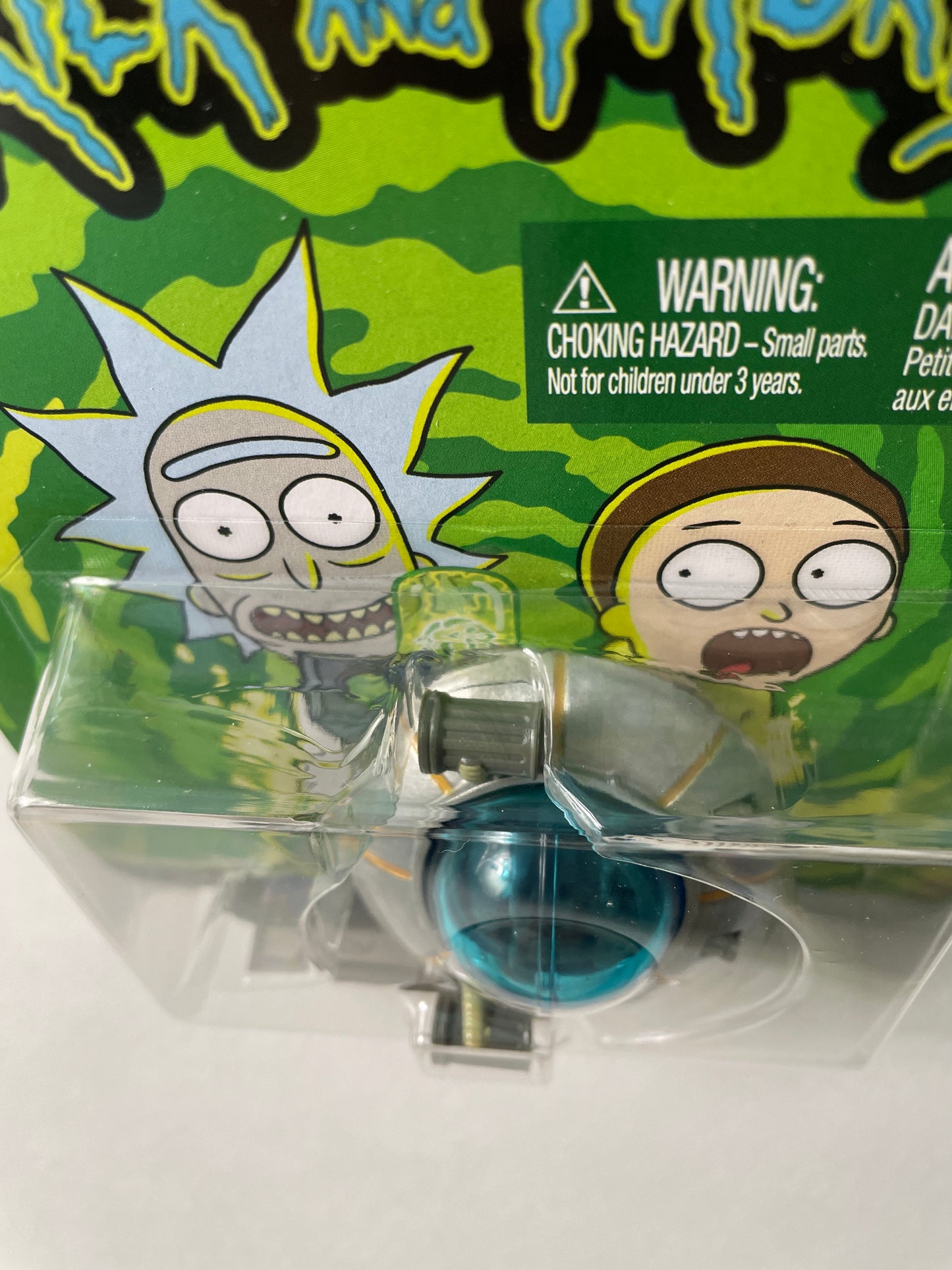Hot Wheels 1/64 Pop Culture Rick and Morty Rick'S Ship/ Bateau - JHW95 - Damaged Box