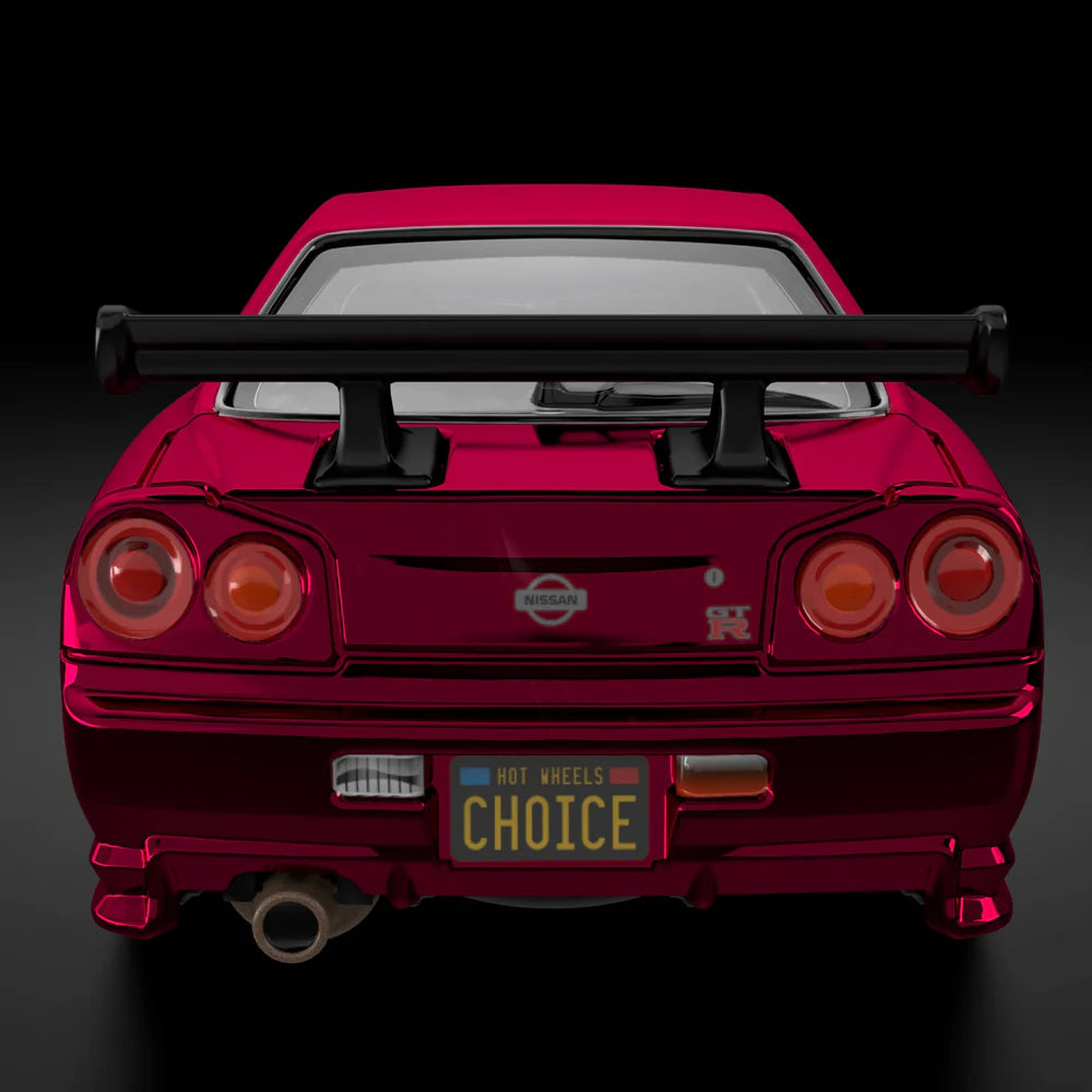 Hot Wheels 1/64 RLC 2024 Selections Car Nissan Skyline GT-R (BNR34) Red - Damaged Box