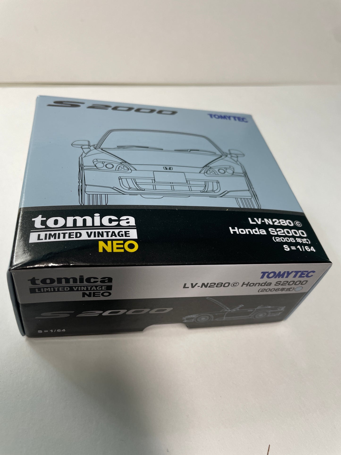 Tomica Limited Vintage Neo 1/64 LV-N280c Honda S2000 2006 Blue - Damaged Box