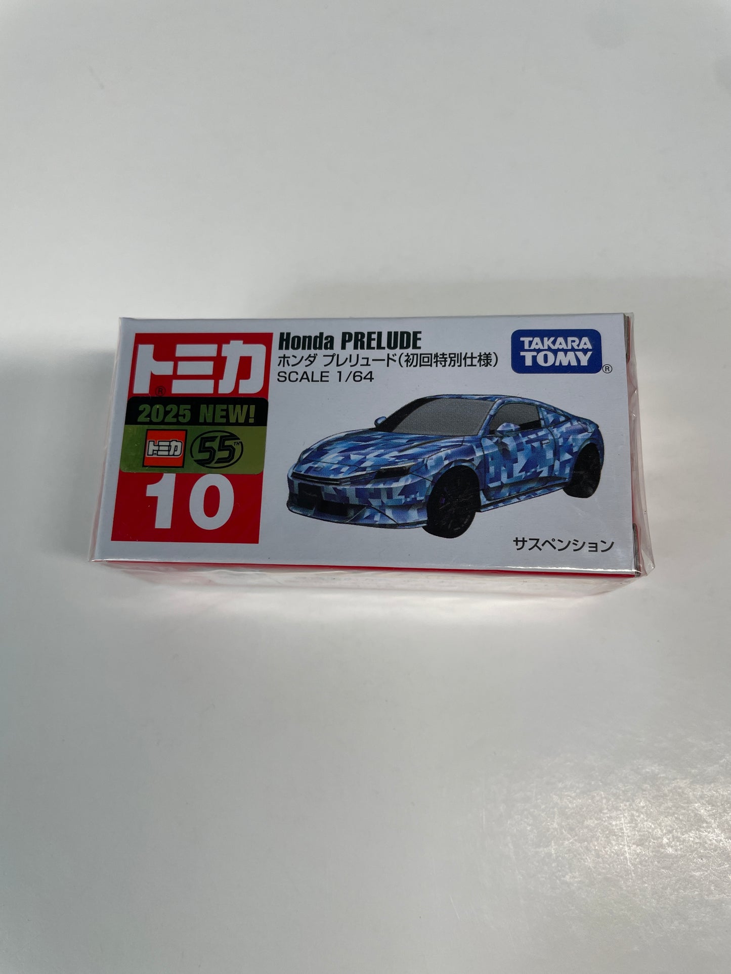 Tomica 1/64 Honda Prelude #10 First Edition Special Edition Blue - 91748