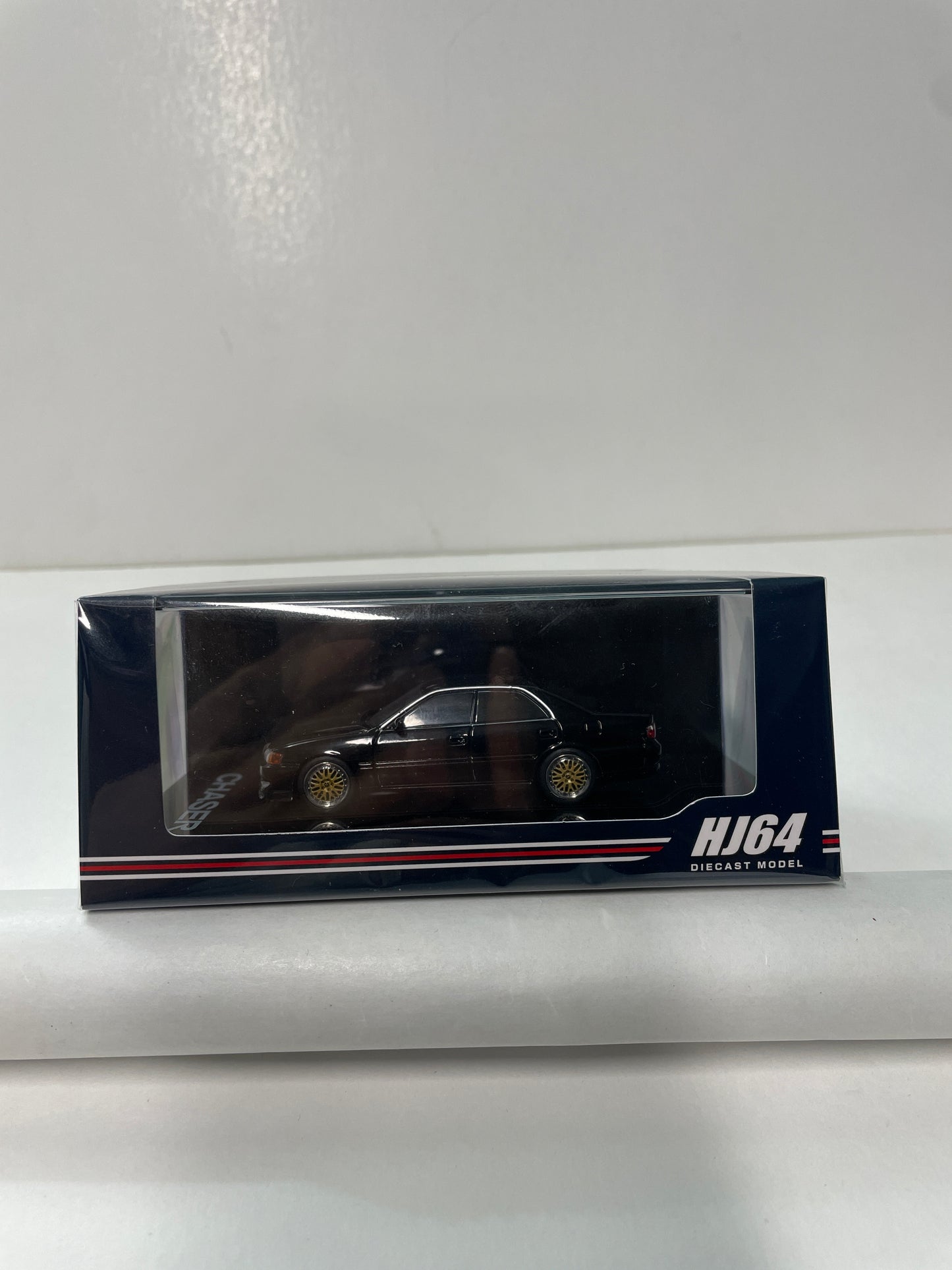 Hobby Japan 1/64 Toyota Chaser TOURER V (JZX100) 1998 / JDM Style Black (Customized Color)