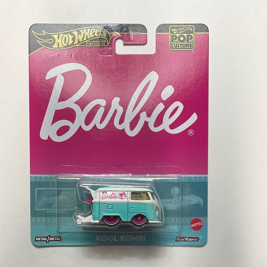 Hot Wheels 1/64 Pop Culture Barbie Kool Kombi White & Blue