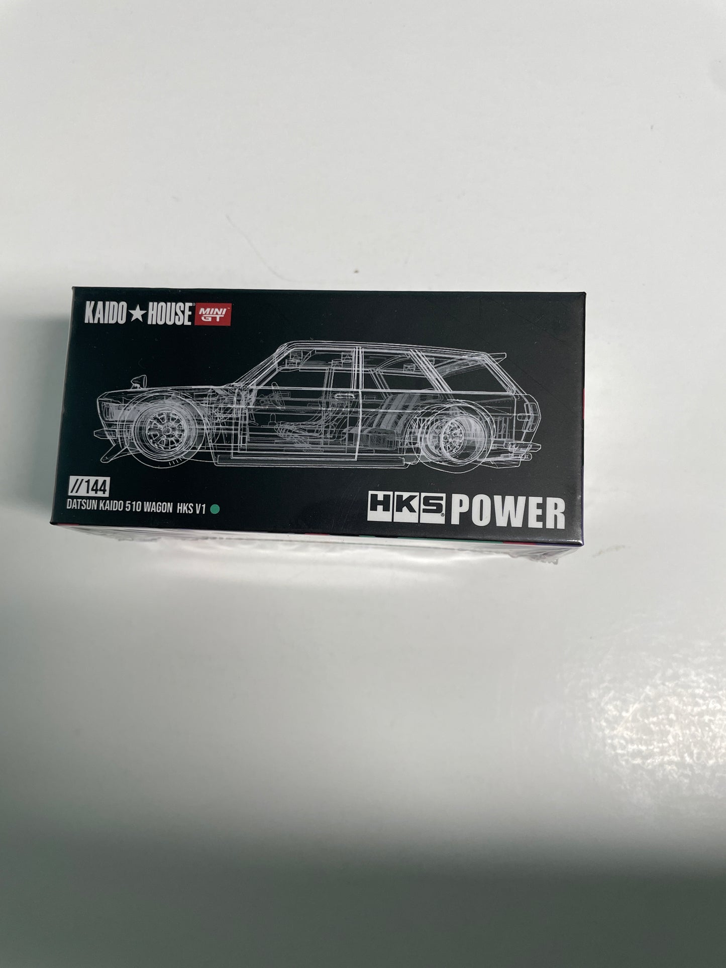 Mini GT x Kaido House 1/64 Datsun KAIDO 510 Wagon HKS V1 Green
