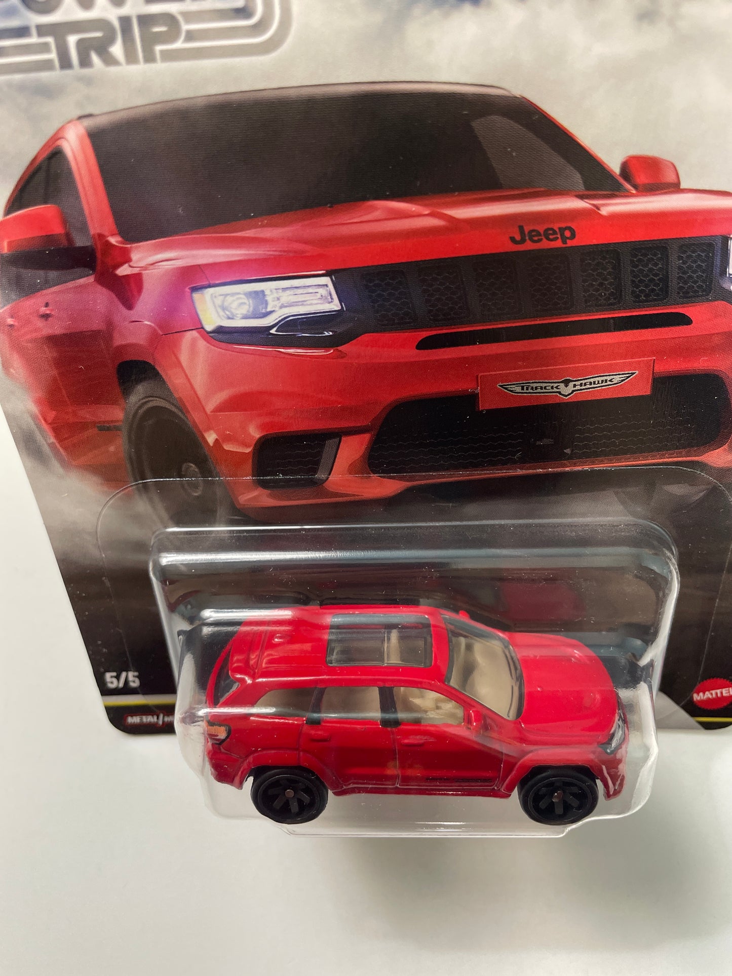 Hot Wheels 1/64 Car Culture 2026 Power Trip 2019 Jeep Grand Cherokee Trackhawk Red - JKF28